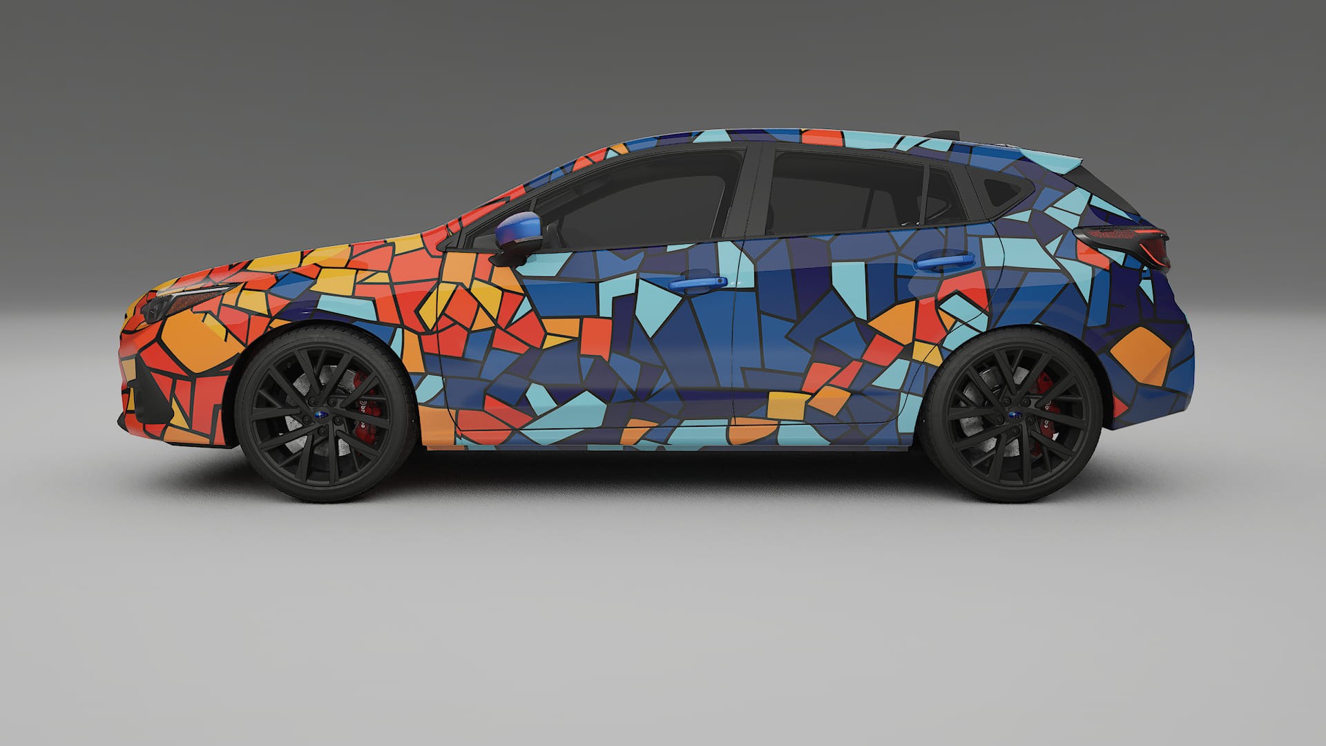 Subaru Impreza GU BARCELONA – Kit Wrap PPF Personalizat din Folie de Poliuretan Imprimabilă