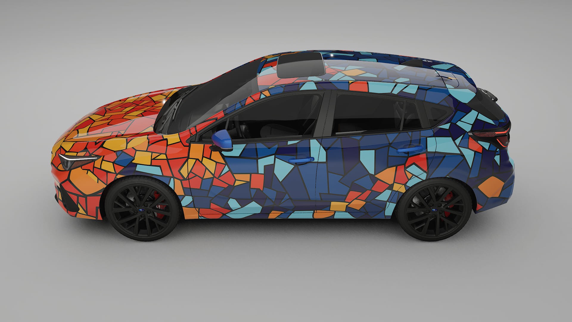 Subaru Impreza GU BARCELONA – Kit Wrap PPF Personalizat din Folie de Poliuretan Imprimabilă