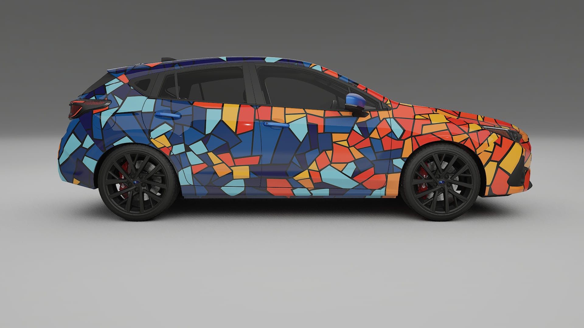 Subaru Impreza GU BARCELONA – Kit Wrap PPF Personalizat din Folie de Poliuretan Imprimabilă