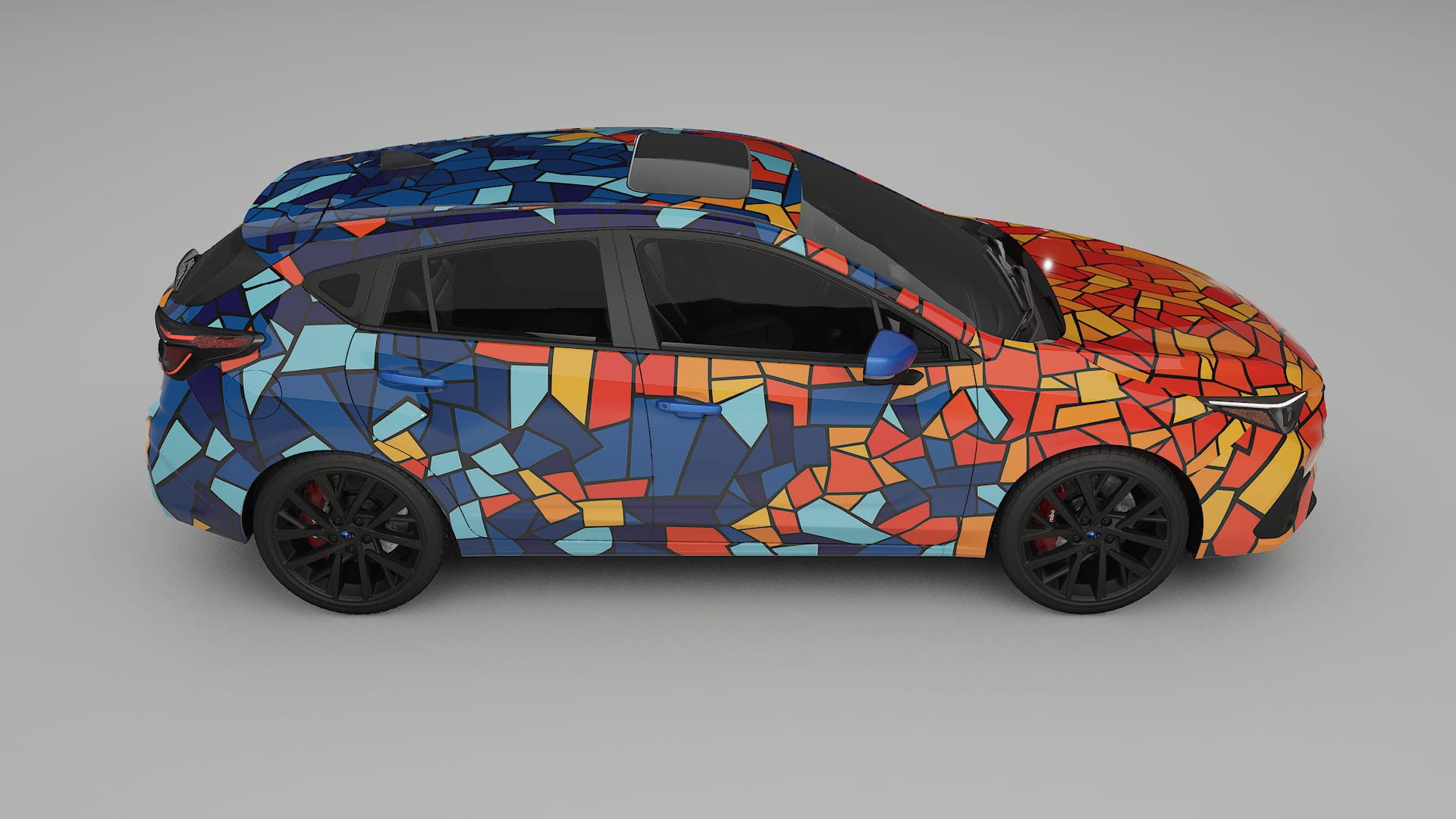 Subaru Impreza GU BARCELONA – Kit Wrap PPF Personalizat din Folie de Poliuretan Imprimabilă