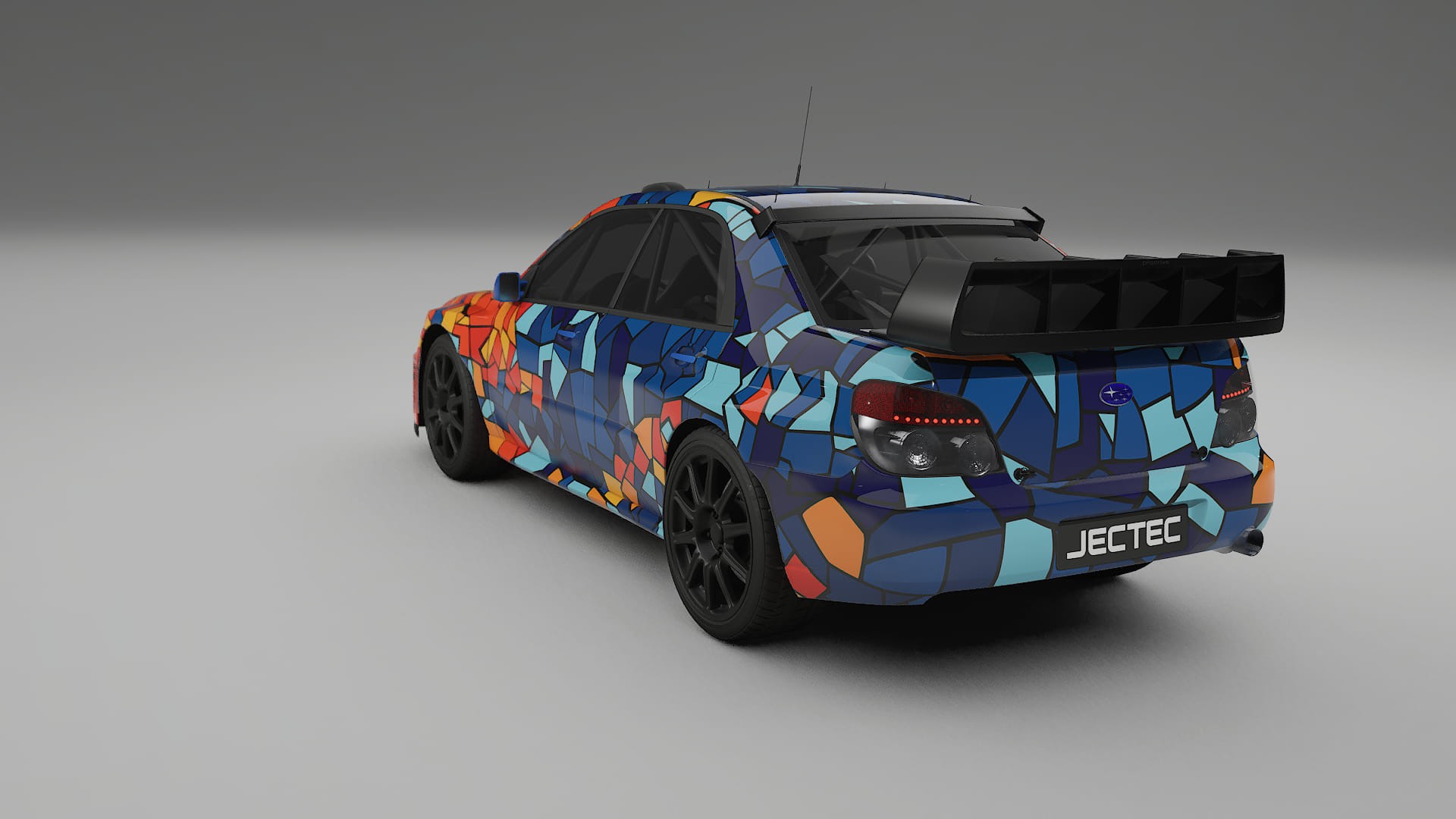Subaru Impreza WRC GD BARCELONA – Kit Wrap PPF Personalizat din Folie de Poliuretan Imprimabilă