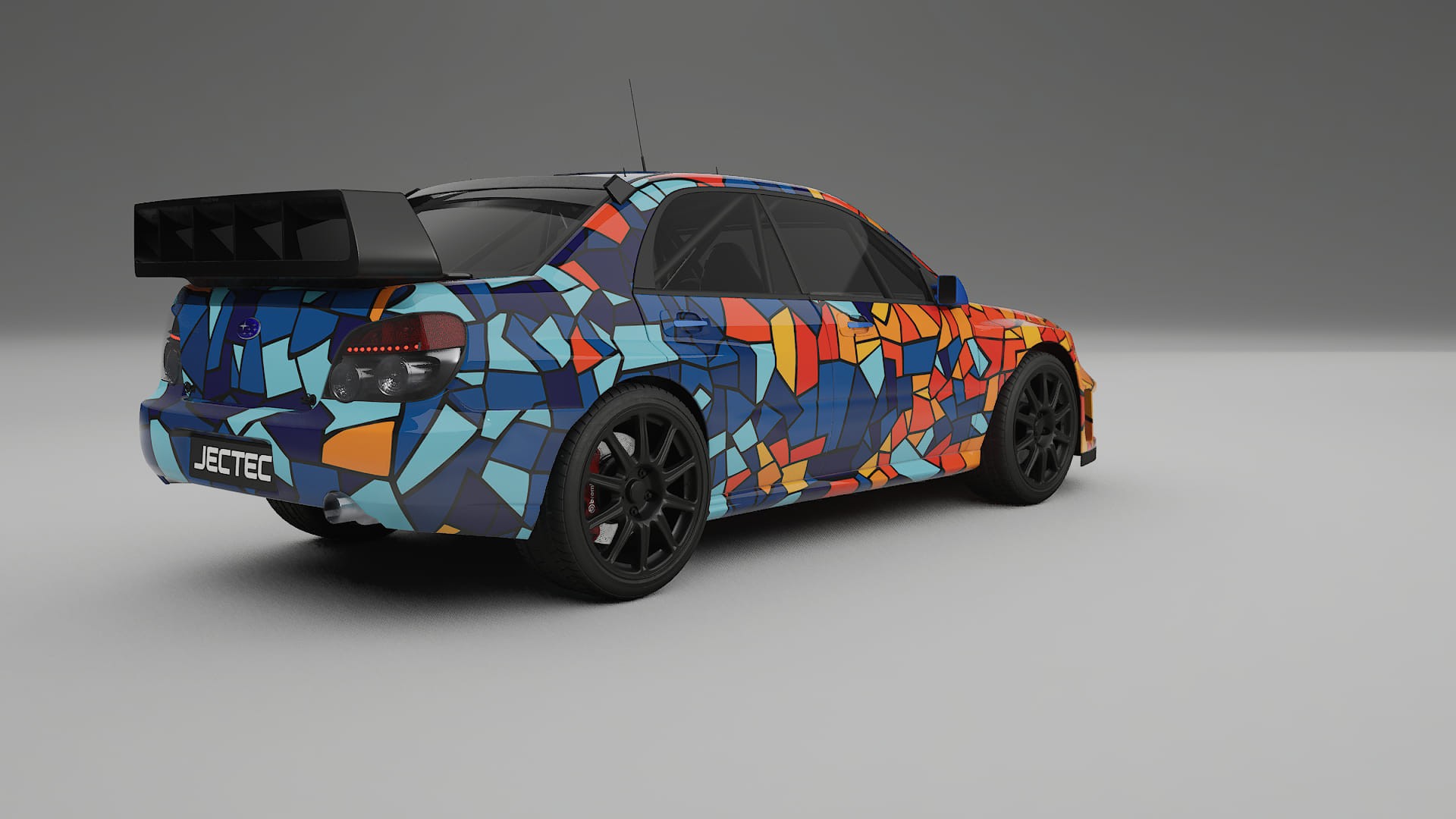 Subaru Impreza WRC GD BARCELONA – Kit Wrap PPF Personalizat din Folie de Poliuretan Imprimabilă