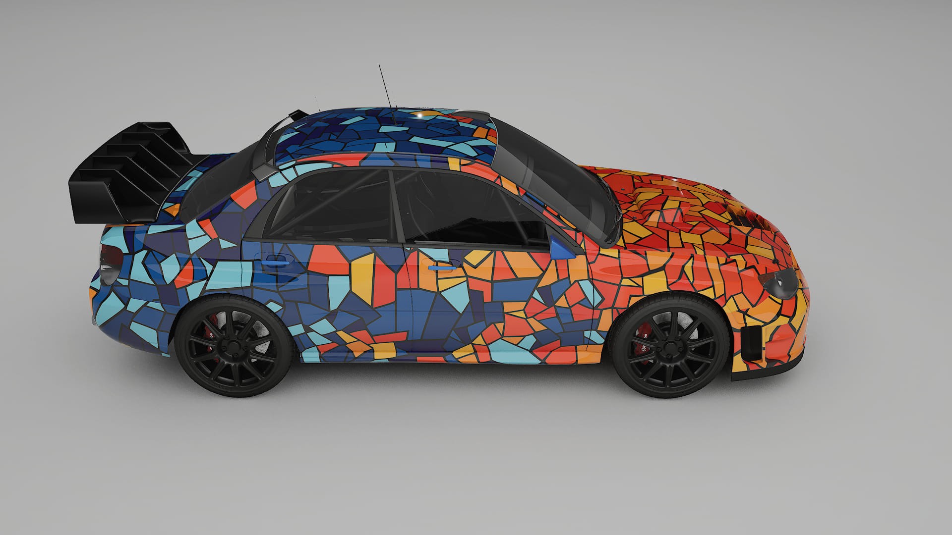 Subaru Impreza WRC GD BARCELONA – Kit Wrap PPF Personalizat din Folie de Poliuretan Imprimabilă
