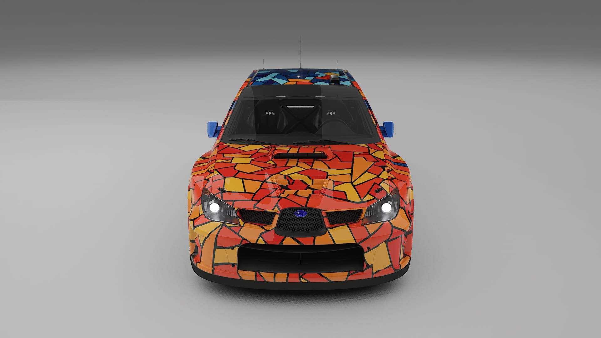 Subaru Impreza WRC GD BARCELONA – Kit Wrap PPF Personalizat din Folie de Poliuretan Imprimabilă