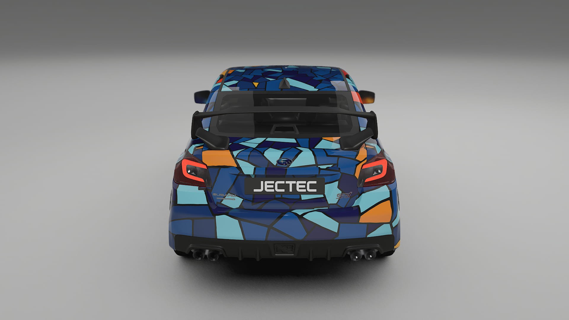 Subaru Impreza WRX Sti VA prefacelift pre-LCI BARCELONA – Kit Wrap PPF Personalizat din Folie de Poliuretan Imprimabilă