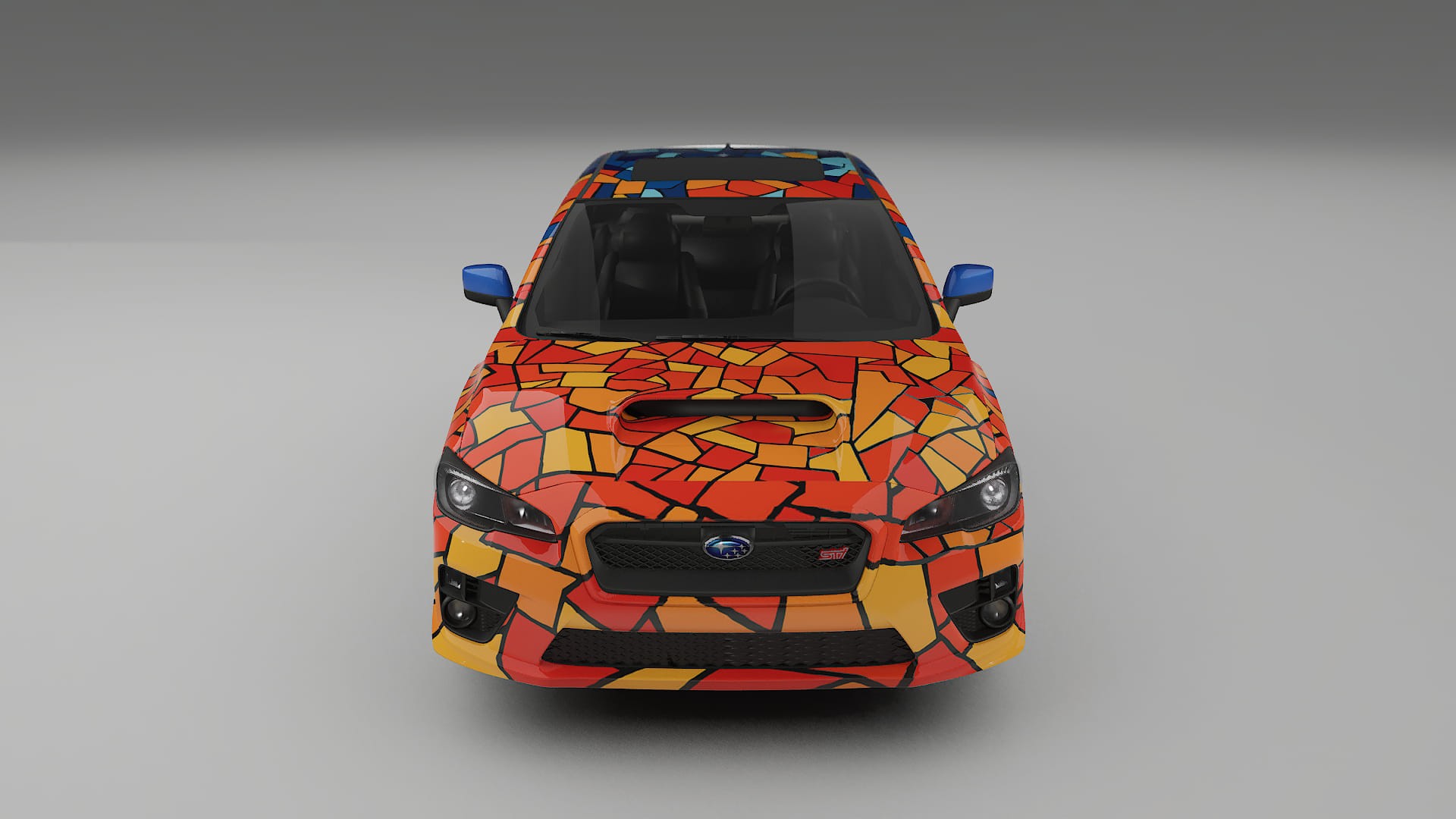Subaru Impreza WRX Sti VA prefacelift pre-LCI BARCELONA – Kit Wrap PPF Personalizat din Folie de Poliuretan Imprimabilă