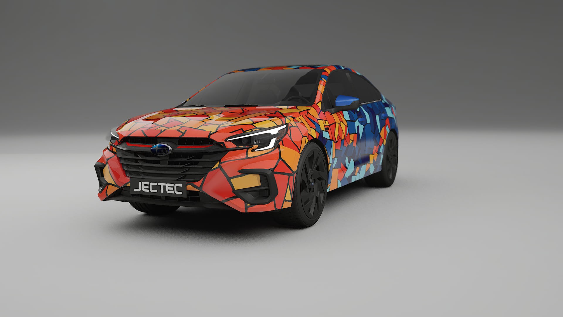 Subaru Legacy BW BARCELONA – Kit Wrap PPF Personalizat din Folie de Poliuretan Imprimabilă