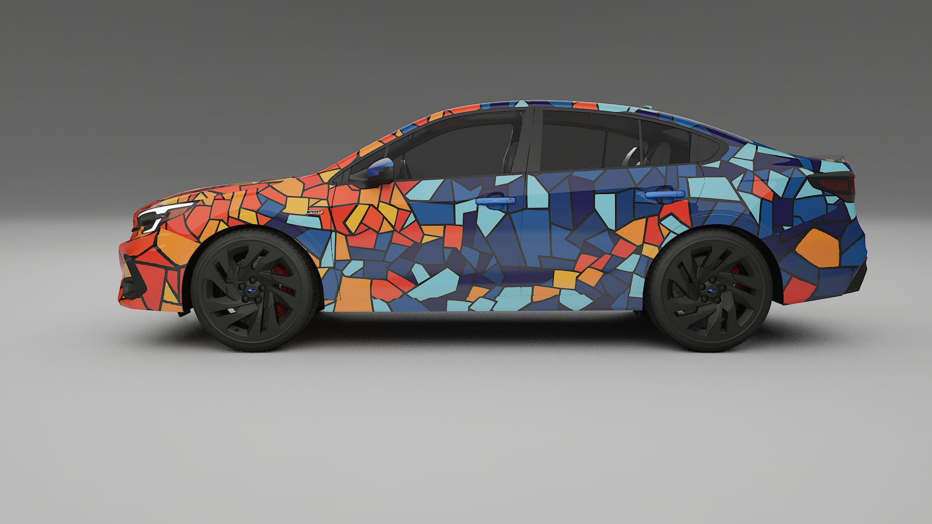 Subaru Legacy BW BARCELONA – Kit Wrap PPF Personalizat din Folie de Poliuretan Imprimabilă