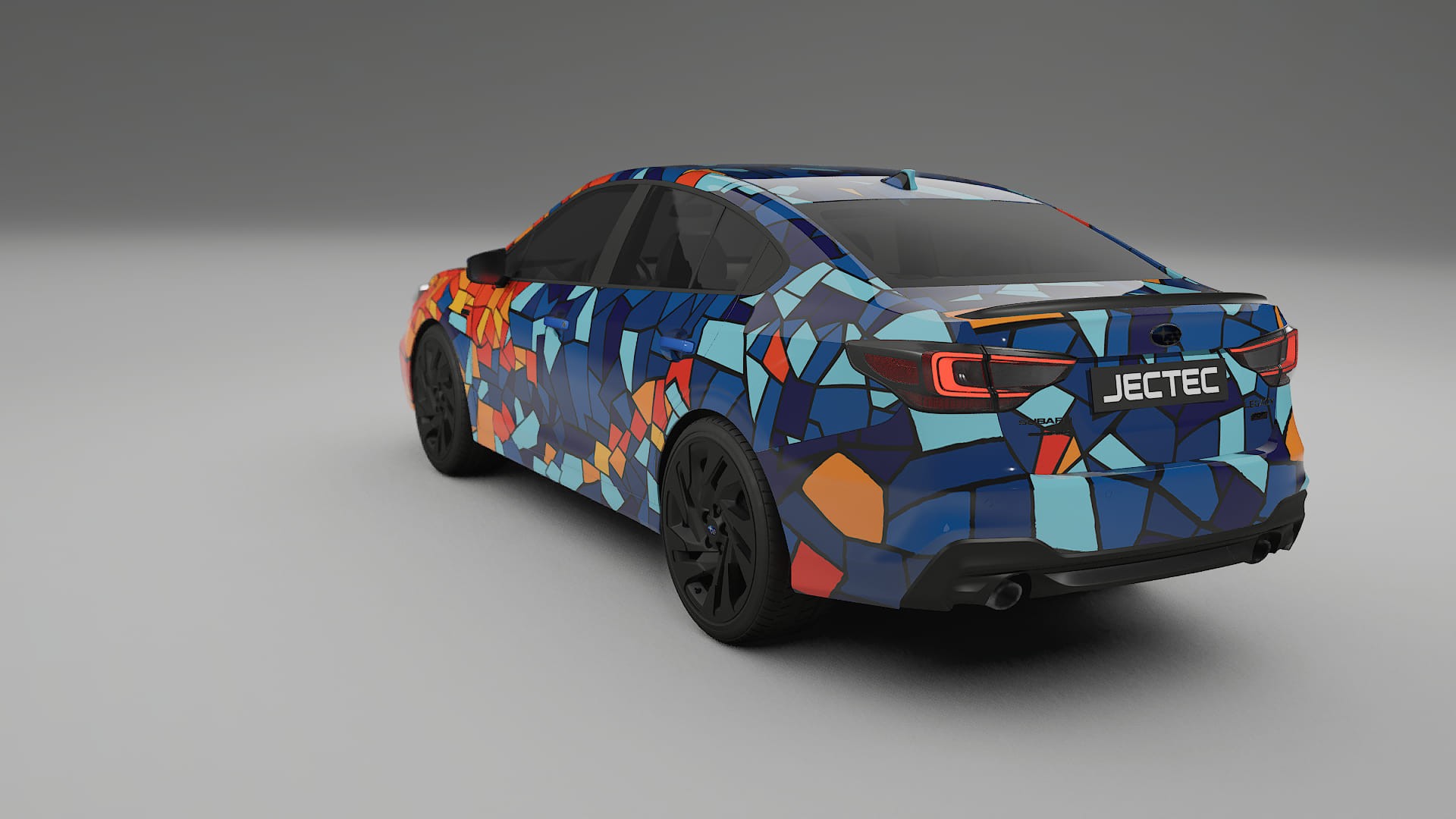 Subaru Legacy BW BARCELONA – Kit Wrap PPF Personalizat din Folie de Poliuretan Imprimabilă