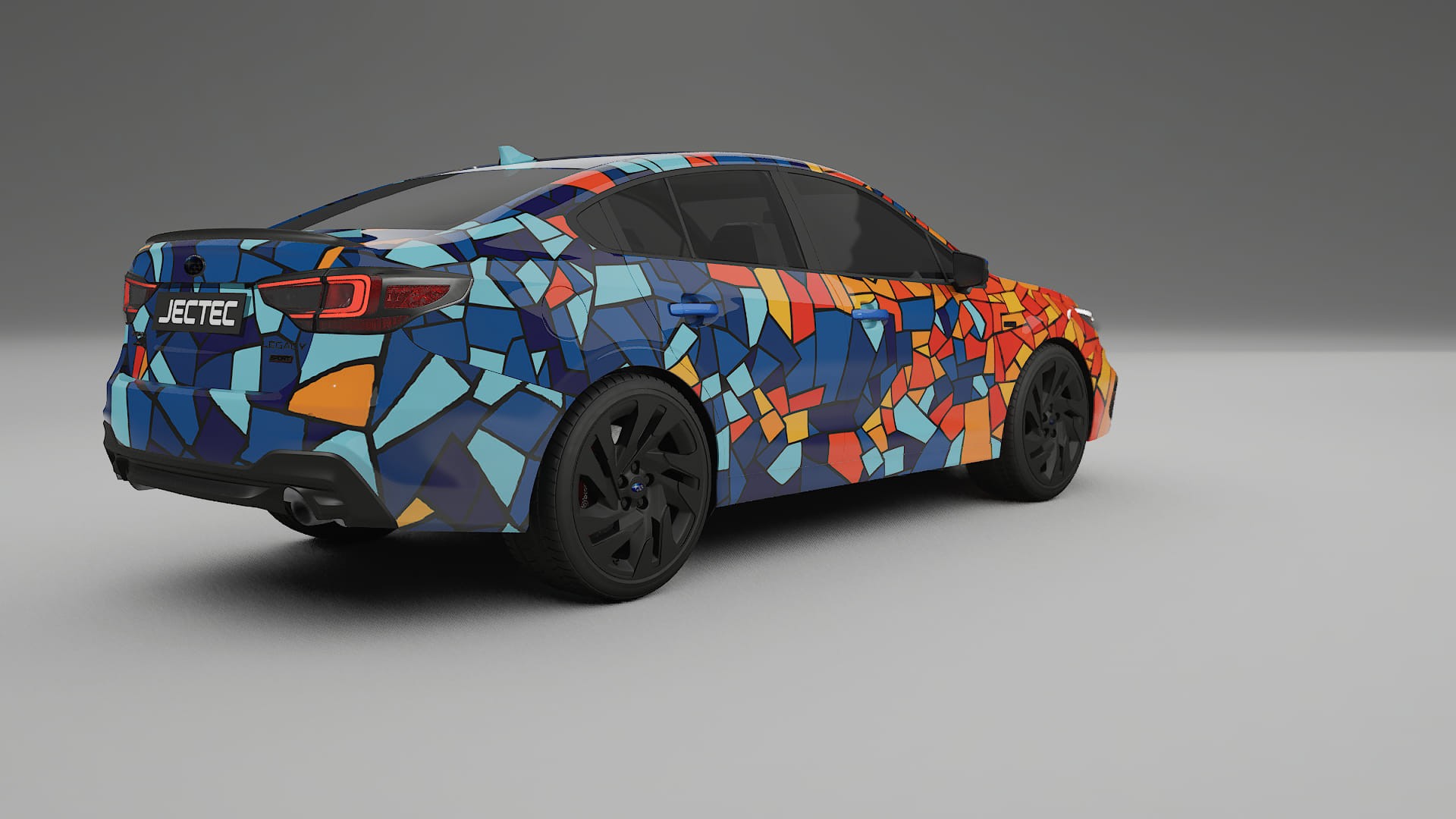Subaru Legacy BW BARCELONA – Kit Wrap PPF Personalizat din Folie de Poliuretan Imprimabilă