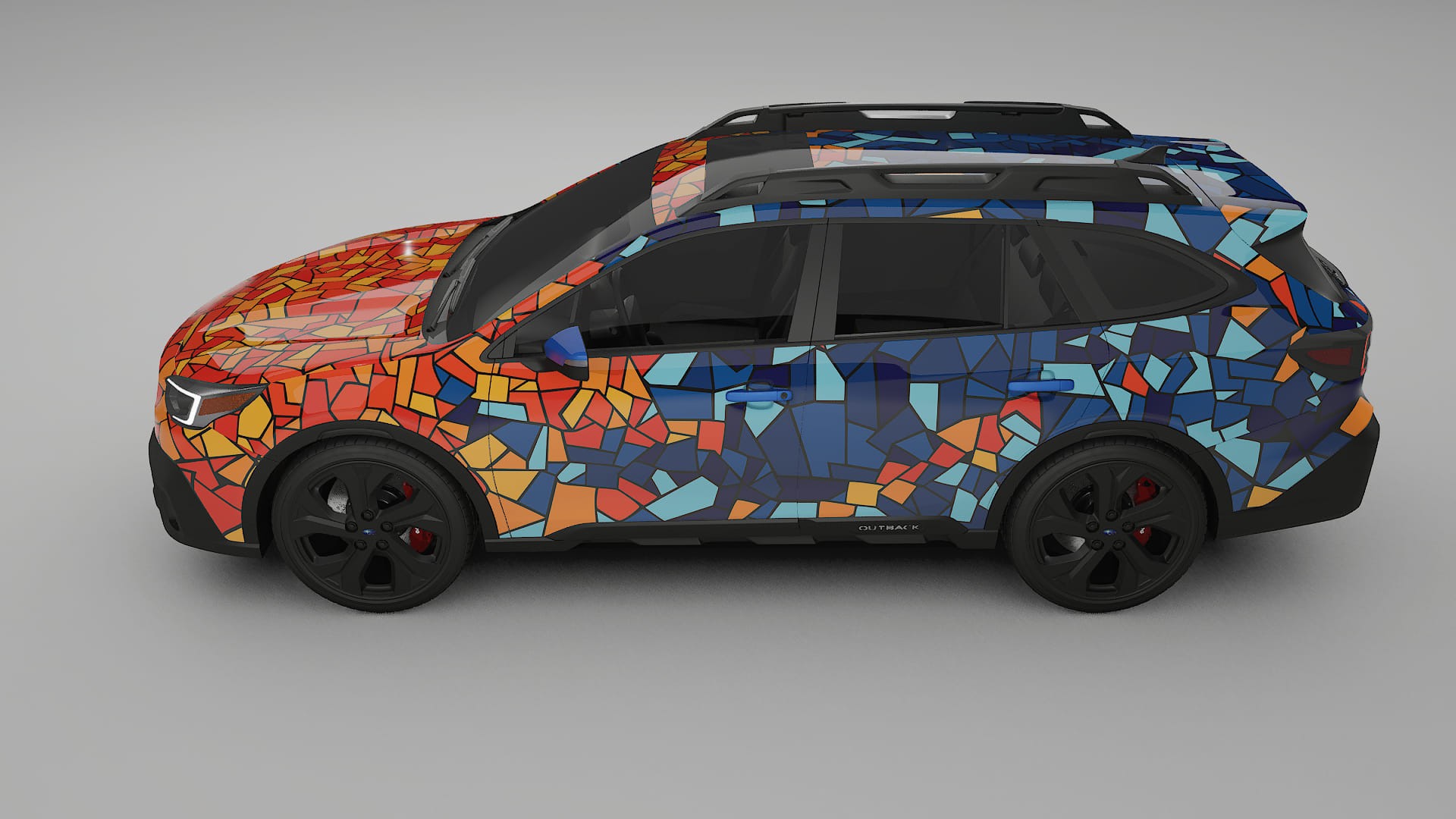 Subaru Outback VI BS facelift LCI BARCELONA – Kit Wrap PPF Personalizat din Folie de Poliuretan Imprimabilă