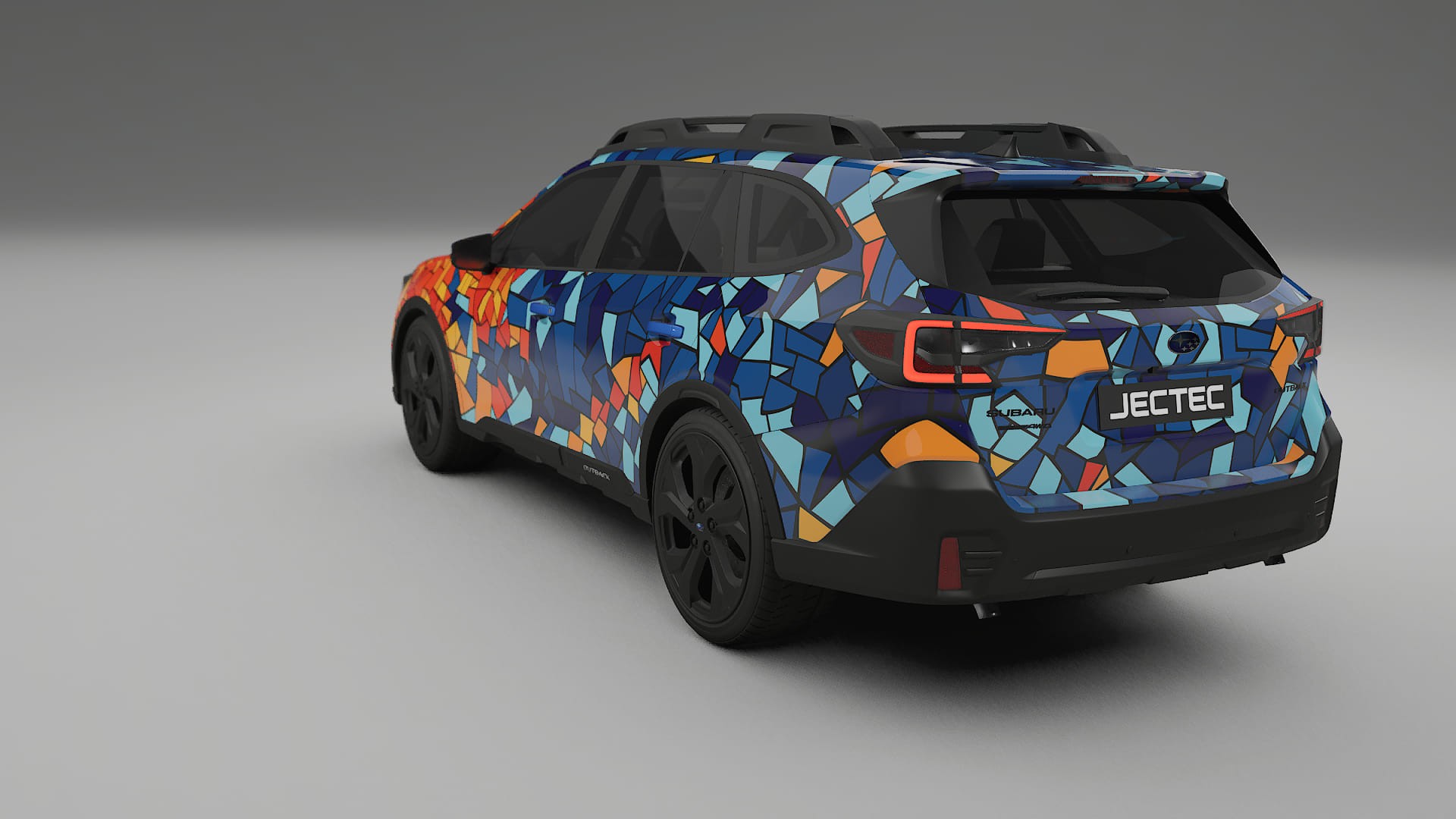 Subaru Outback VI BS facelift LCI BARCELONA – Kit Wrap PPF Personalizat din Folie de Poliuretan Imprimabilă