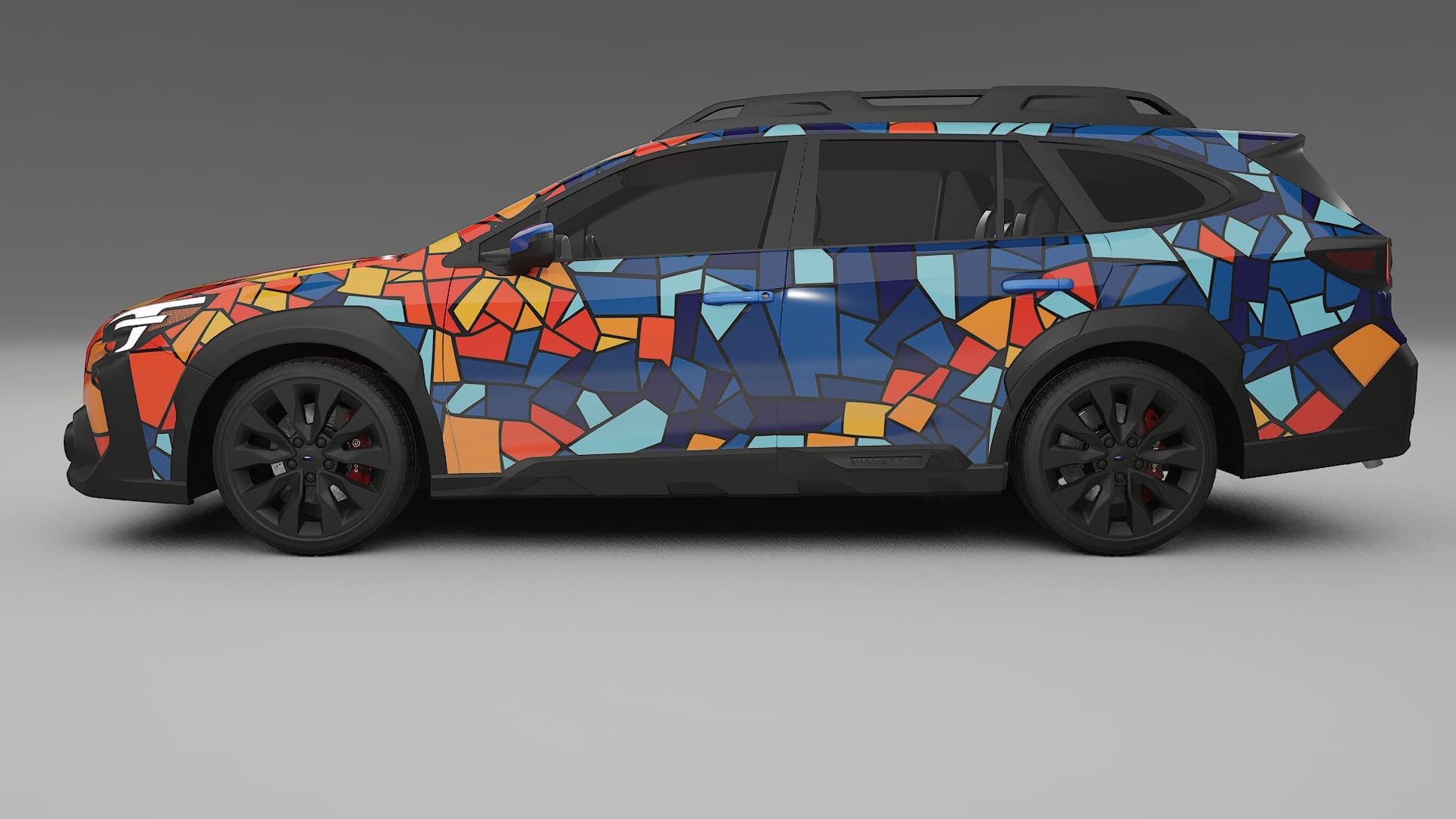 Subaru Outback VI BS prefacelift pre-LCI BARCELONA – Kit Wrap PPF Personalizat din Folie de Poliuretan Imprimabilă