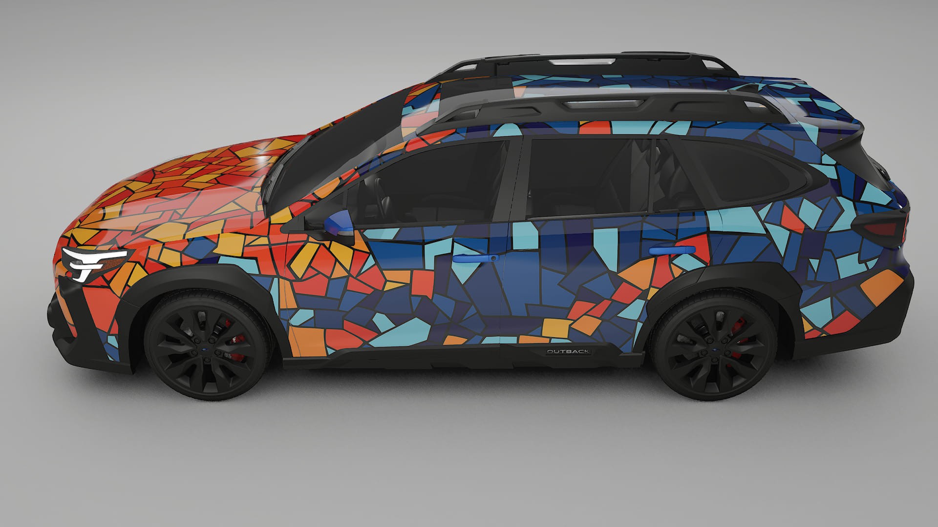 Subaru Outback VI BS prefacelift pre-LCI BARCELONA – Kit Wrap PPF Personalizat din Folie de Poliuretan Imprimabilă