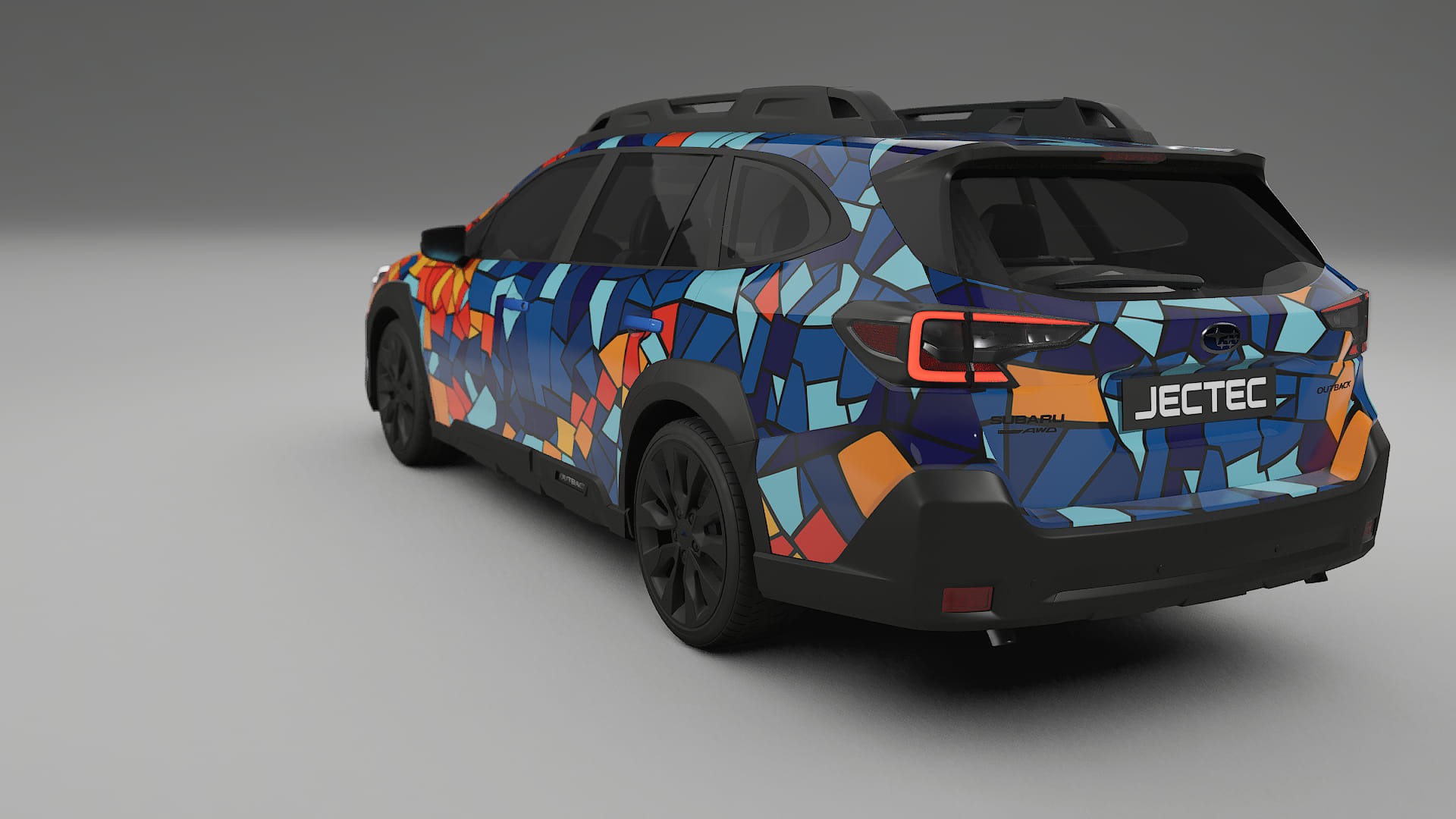 Subaru Outback VI BS prefacelift pre-LCI BARCELONA – Kit Wrap PPF Personalizat din Folie de Poliuretan Imprimabilă