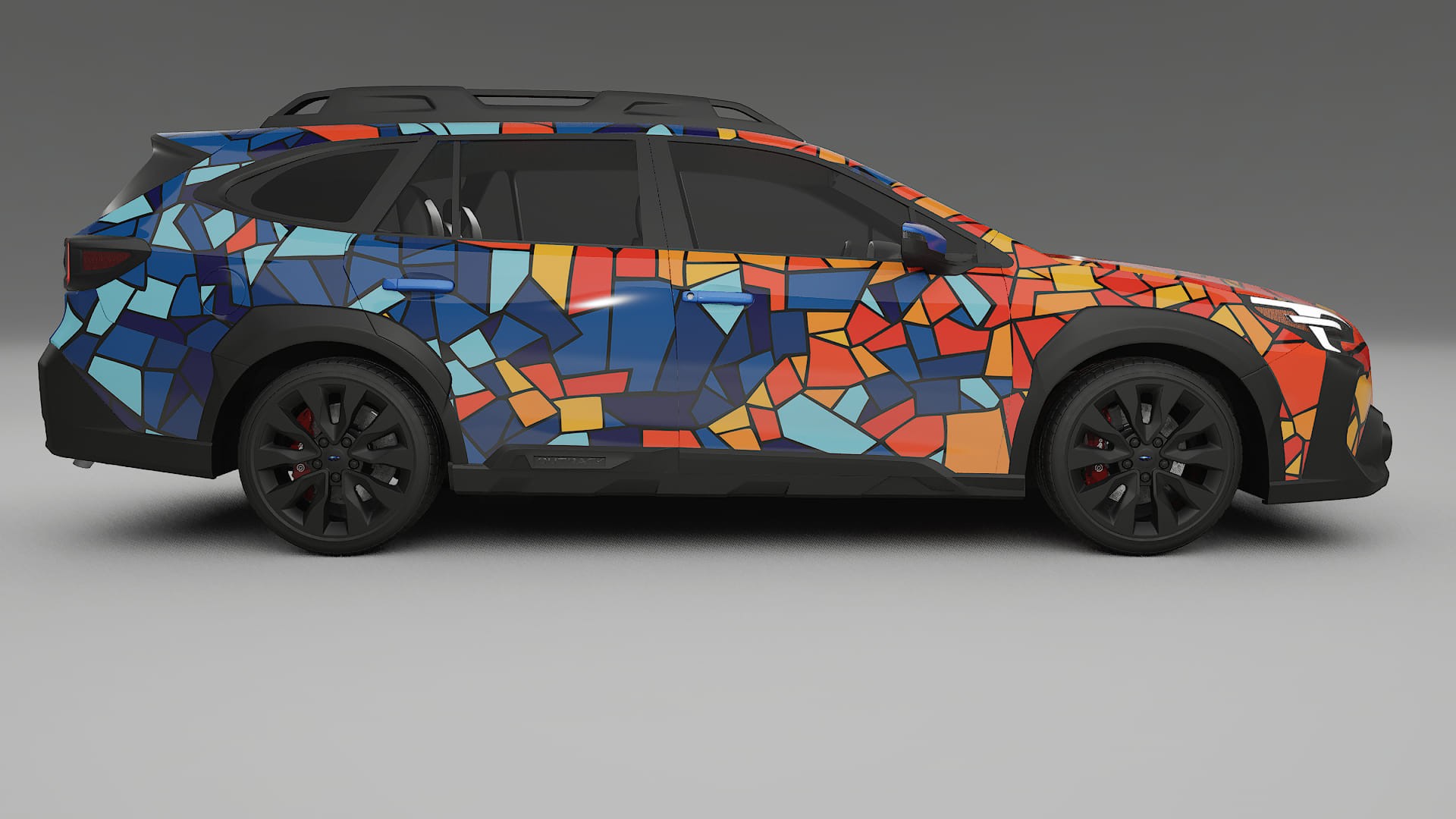 Subaru Outback VI BS prefacelift pre-LCI BARCELONA – Kit Wrap PPF Personalizat din Folie de Poliuretan Imprimabilă