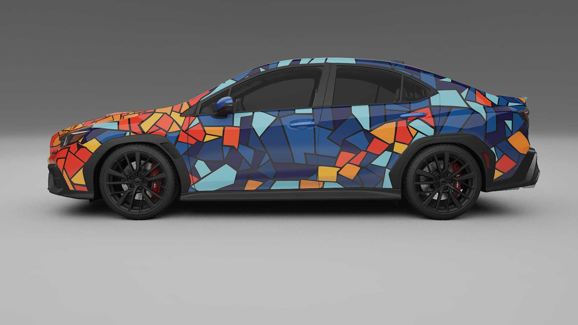 Subaru WRX VB BARCELONA – Kit Wrap PPF Personalizat din Folie de Poliuretan Imprimabilă