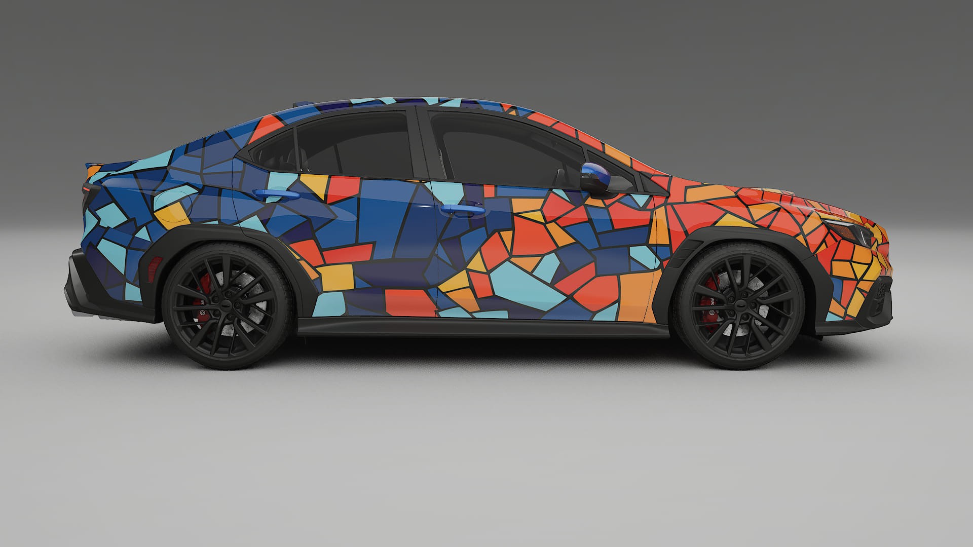 Subaru WRX VB BARCELONA – Kit Wrap PPF Personalizat din Folie de Poliuretan Imprimabilă