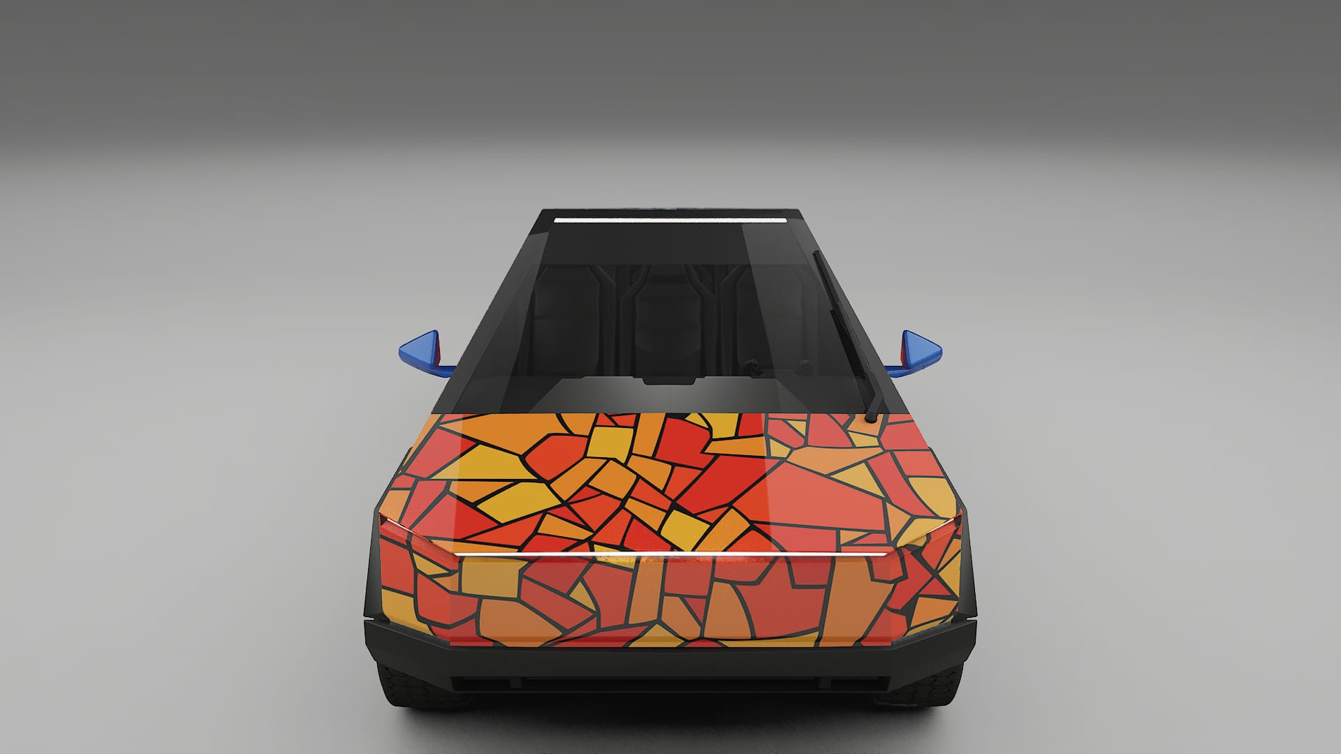 Tesla Cybertruck BARCELONA – Kit Wrap PPF Personalizat din Folie de Poliuretan Imprimabilă