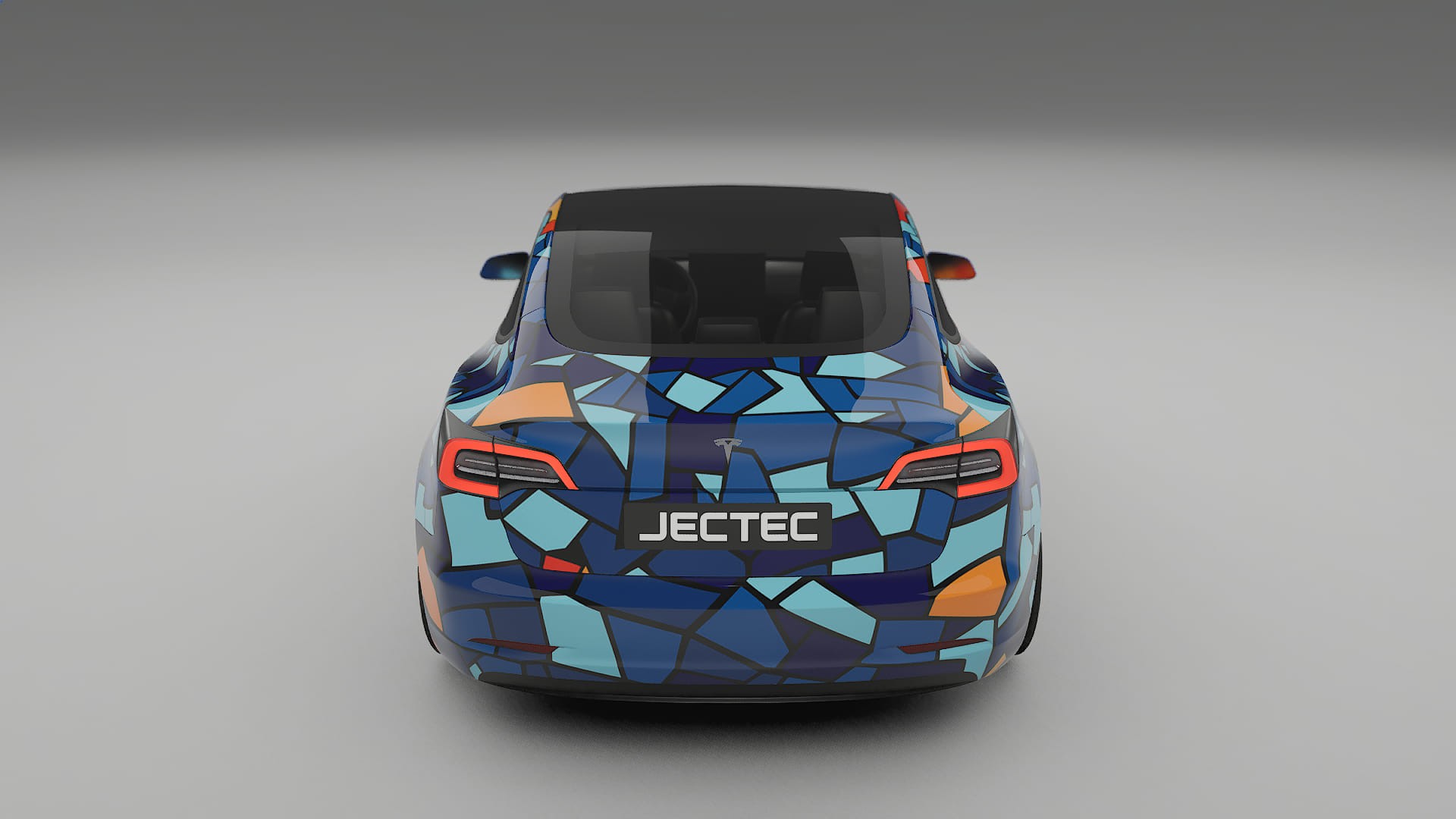 Tesla Model 3 BARCELONA – Kit Wrap PPF Personalizat din Folie de Poliuretan Imprimabilă