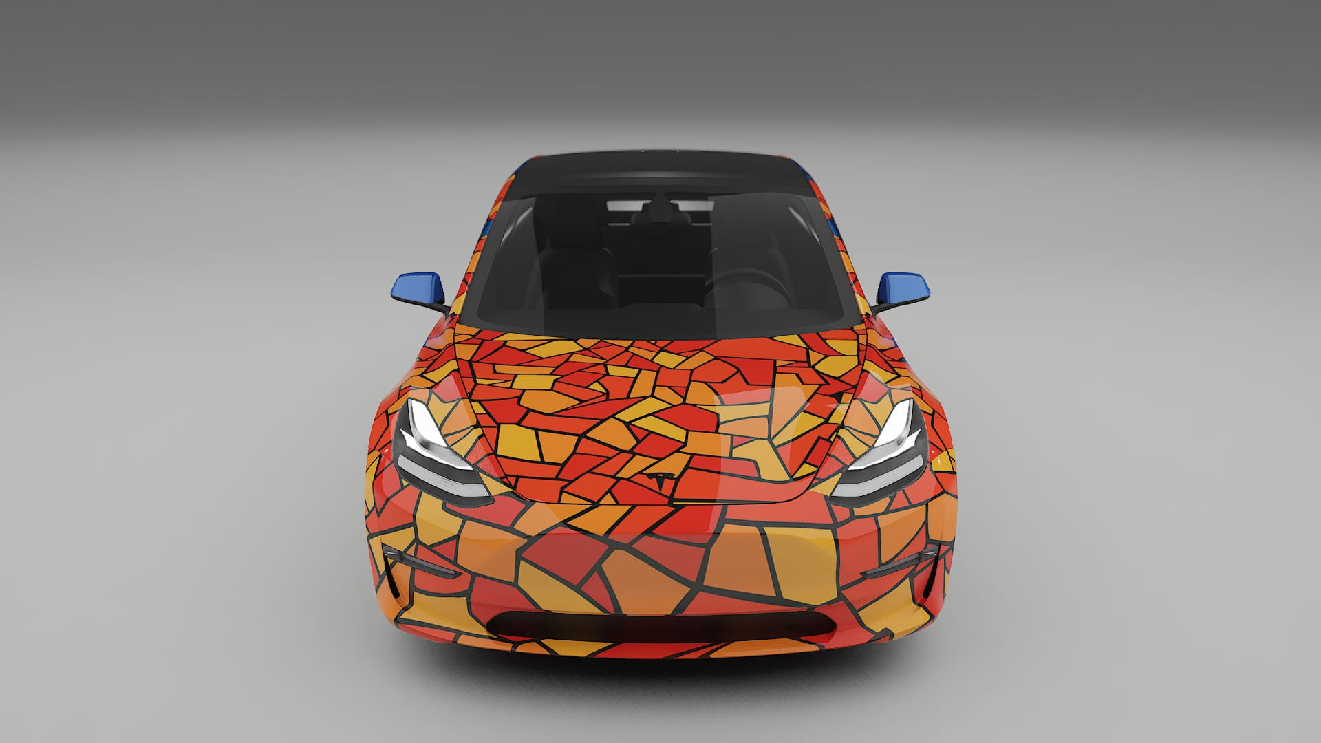 Tesla Model 3 BARCELONA – Kit Wrap PPF Personalizat din Folie de Poliuretan Imprimabilă
