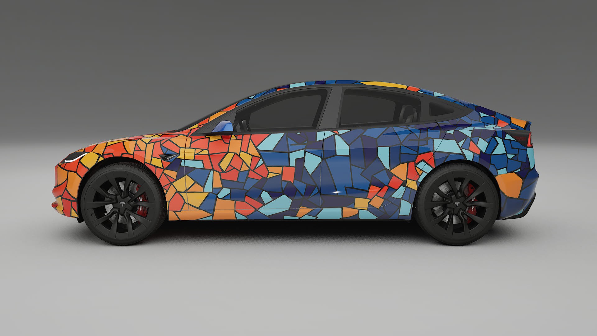 Tesla Model 3 Highland BARCELONA – Kit Wrap PPF Personalizat din Folie de Poliuretan Imprimabilă