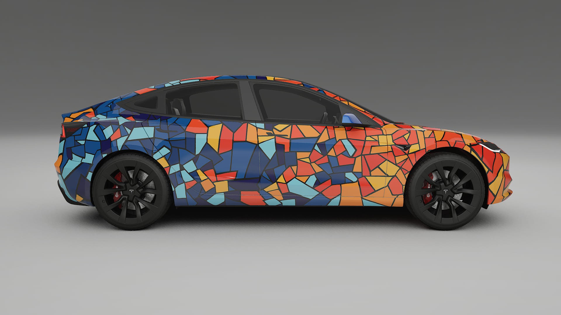 Tesla Model 3 Highland BARCELONA – Kit Wrap PPF Personalizat din Folie de Poliuretan Imprimabilă