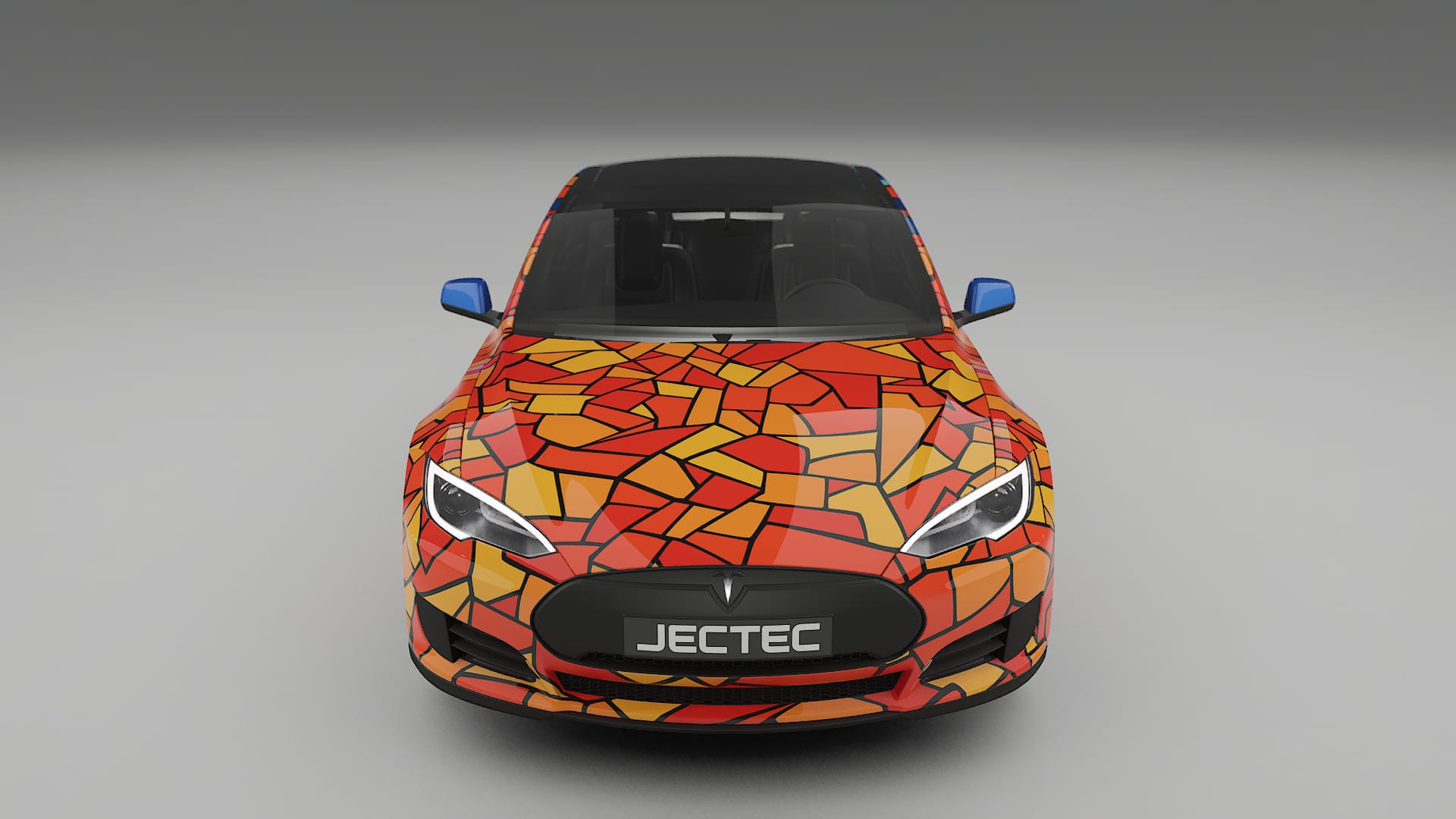 Tesla Model-S BARCELONA – Kit Wrap PPF Personalizat din Folie de Poliuretan Imprimabilă