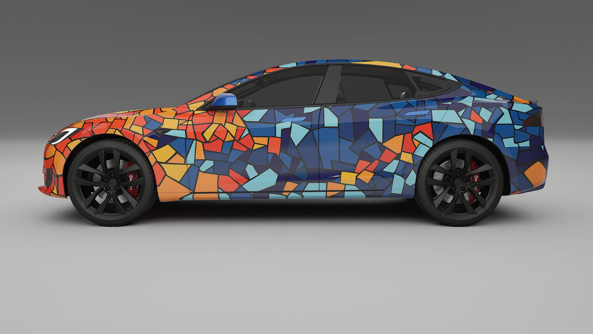 Tesla Model-S Refresh BARCELONA – Kit Wrap PPF Personalizat din Folie de Poliuretan Imprimabilă