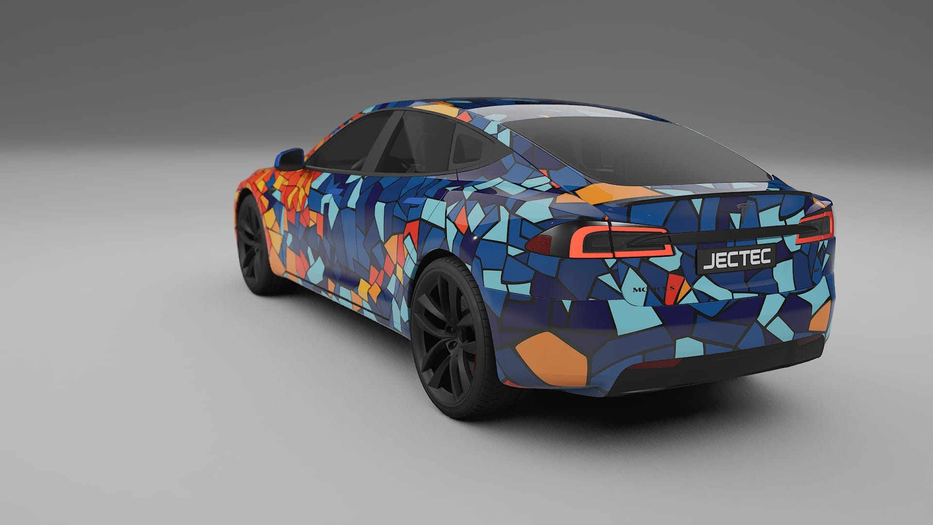 Tesla Model-S Refresh BARCELONA – Kit Wrap PPF Personalizat din Folie de Poliuretan Imprimabilă
