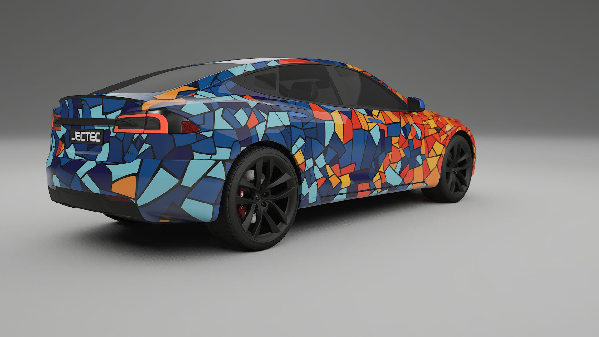 Tesla Model-S Refresh BARCELONA – Kit Wrap PPF Personalizat din Folie de Poliuretan Imprimabilă