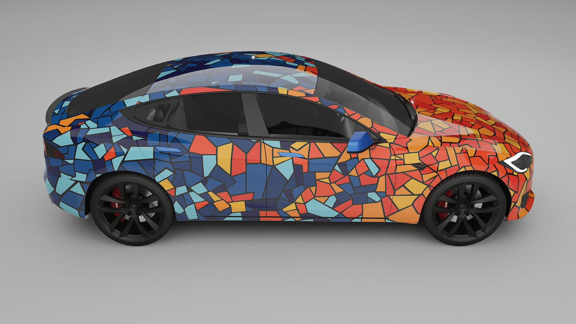 Tesla Model-S Refresh BARCELONA – Kit Wrap PPF Personalizat din Folie de Poliuretan Imprimabilă