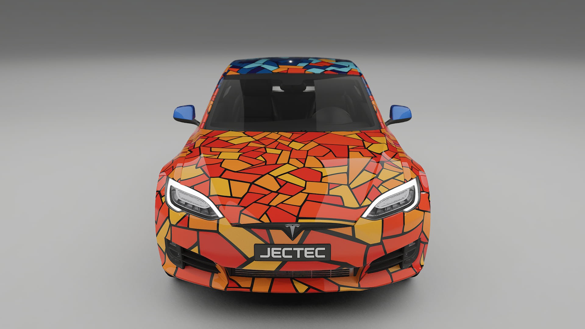 Tesla Model-S Refresh BARCELONA – Kit Wrap PPF Personalizat din Folie de Poliuretan Imprimabilă