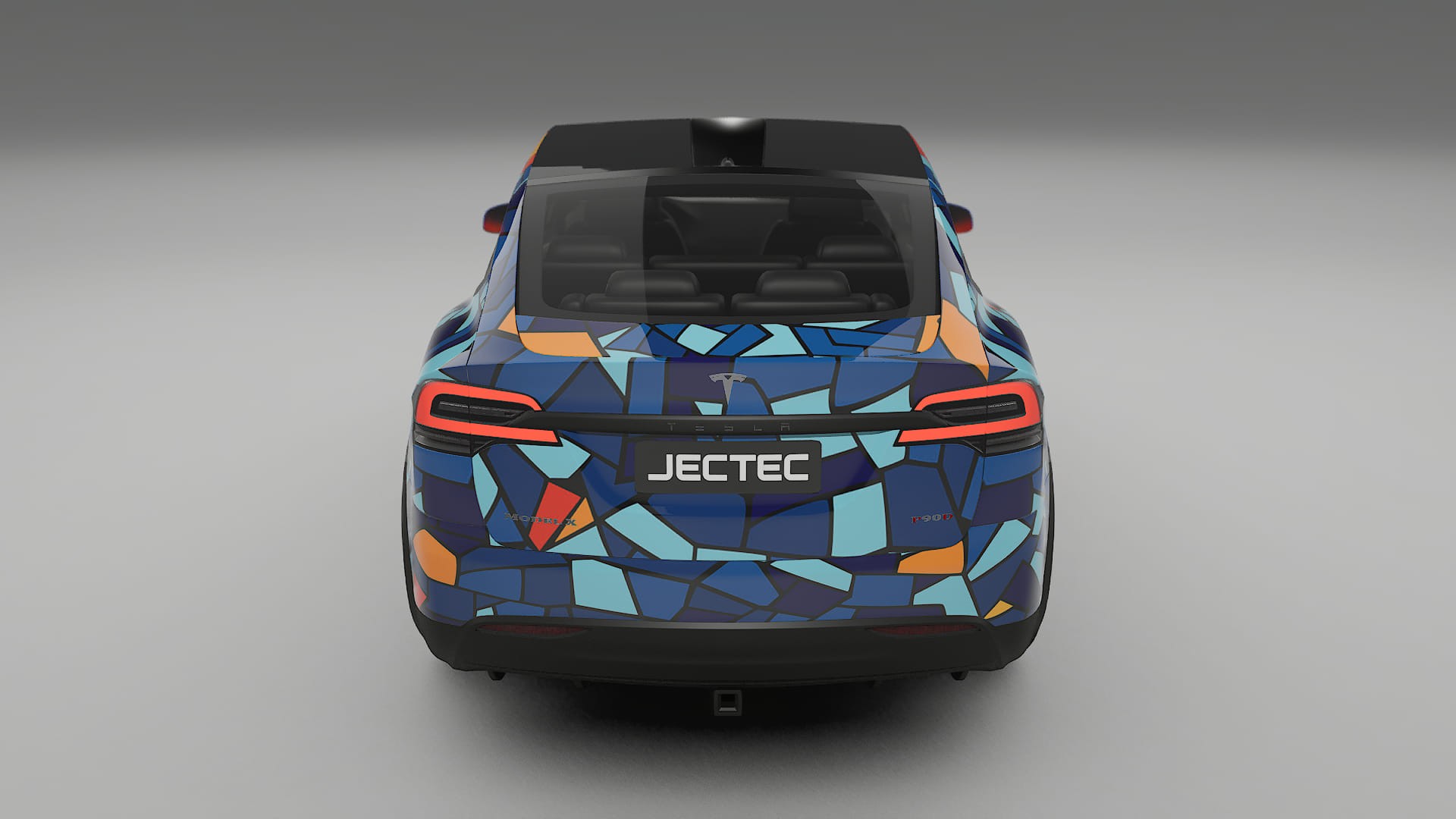 Tesla Model X BARCELONA – Kit Wrap PPF Personalizat din Folie de Poliuretan Imprimabilă