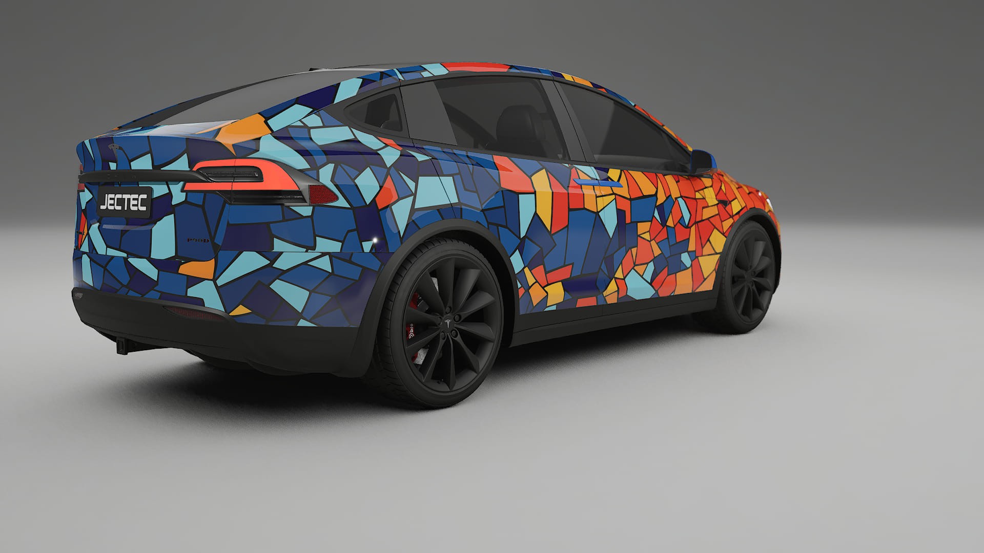 Tesla Model X BARCELONA – Kit Wrap PPF Personalizat din Folie de Poliuretan Imprimabilă