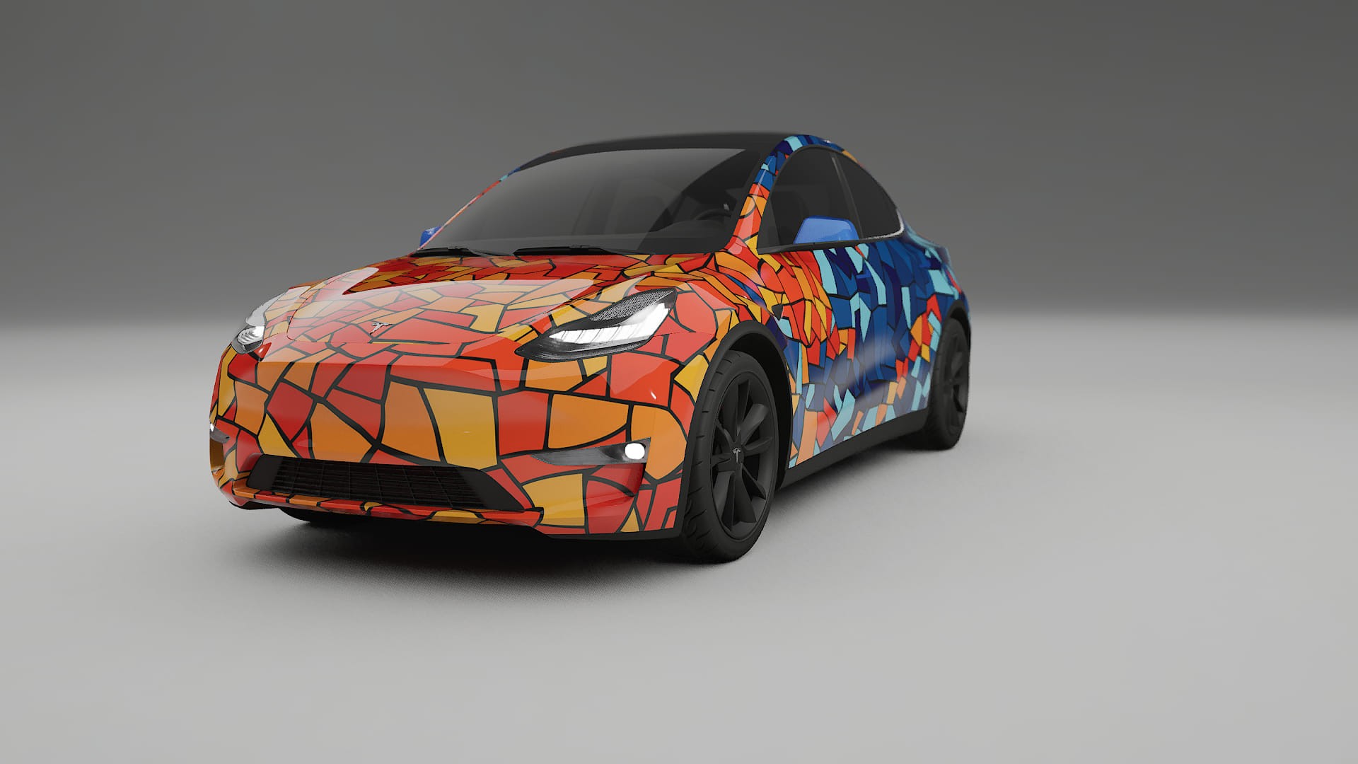 Tesla Model Y BARCELONA – Kit Wrap PPF Personalizat din Folie de Poliuretan Imprimabilă