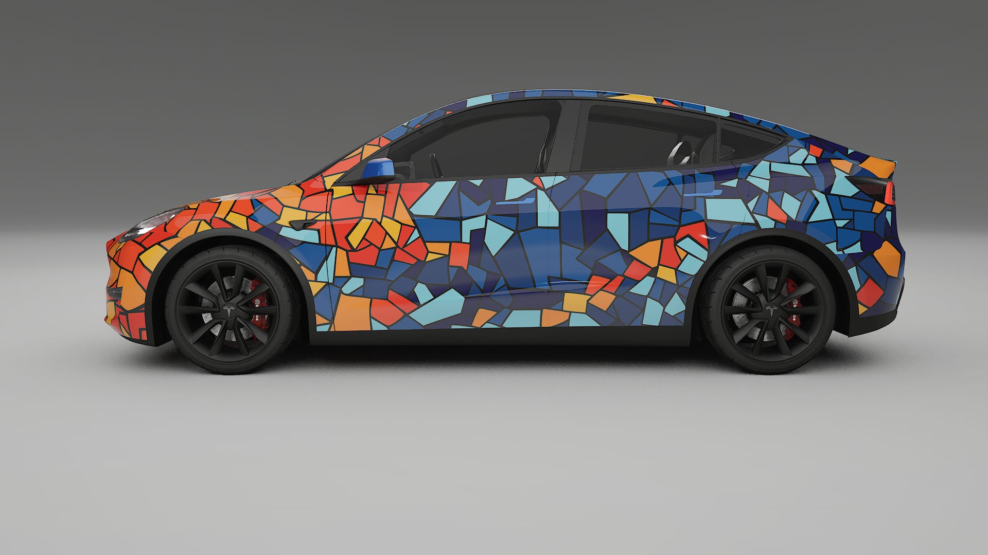 Tesla Model Y BARCELONA – Kit Wrap PPF Personalizat din Folie de Poliuretan Imprimabilă