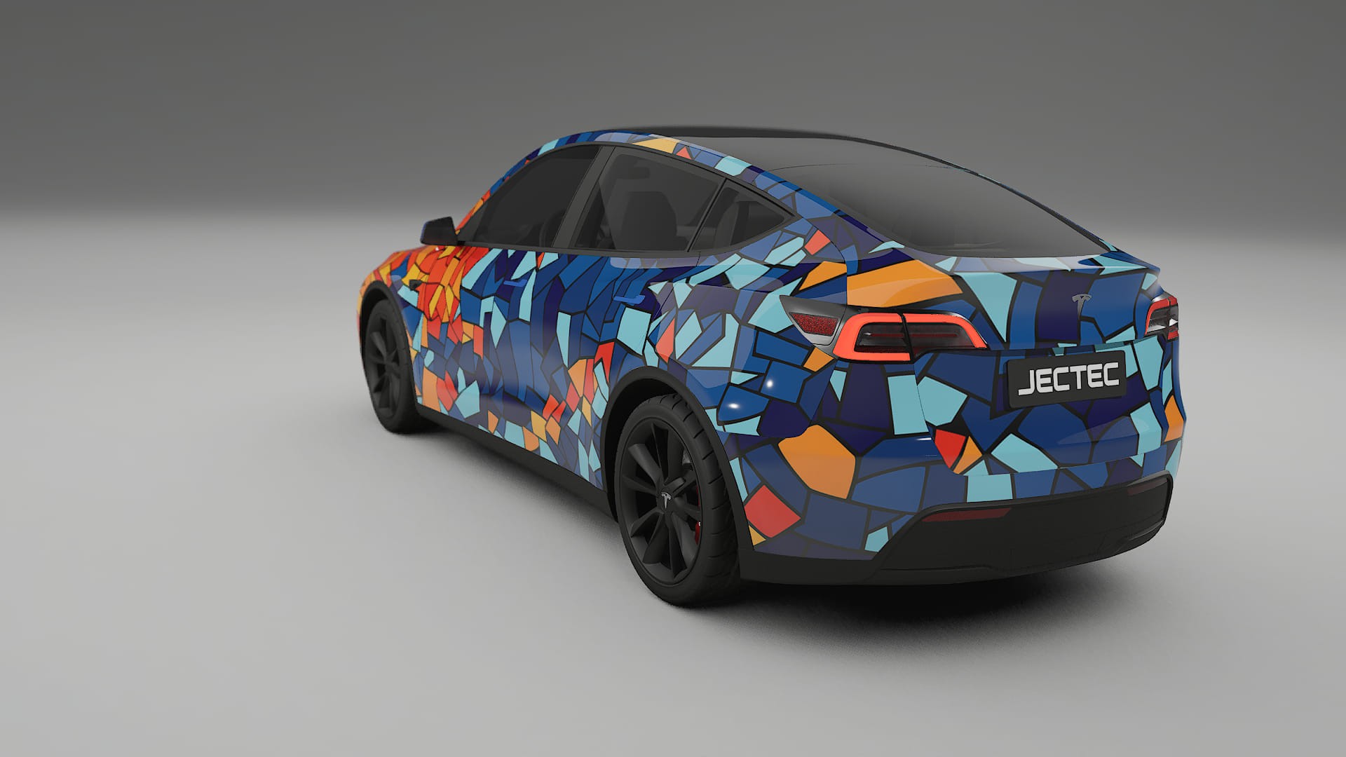Tesla Model Y BARCELONA – Kit Wrap PPF Personalizat din Folie de Poliuretan Imprimabilă