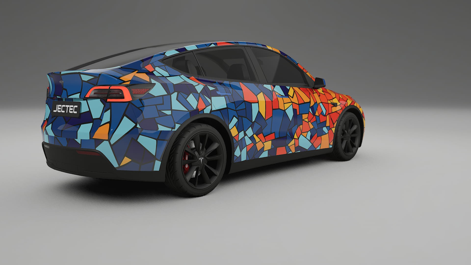 Tesla Model Y BARCELONA – Kit Wrap PPF Personalizat din Folie de Poliuretan Imprimabilă