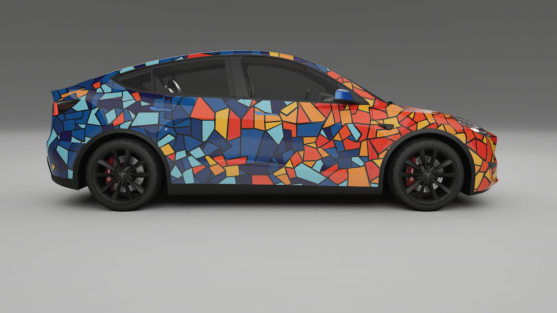 Tesla Model Y BARCELONA – Kit Wrap PPF Personalizat din Folie de Poliuretan Imprimabilă