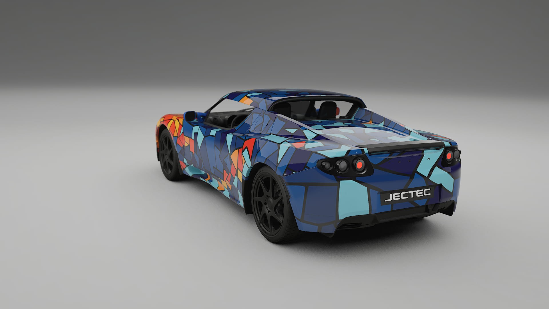 Tesla Roadster 2.5 BARCELONA – Kit Wrap PPF Personalizat din Folie de Poliuretan Imprimabilă