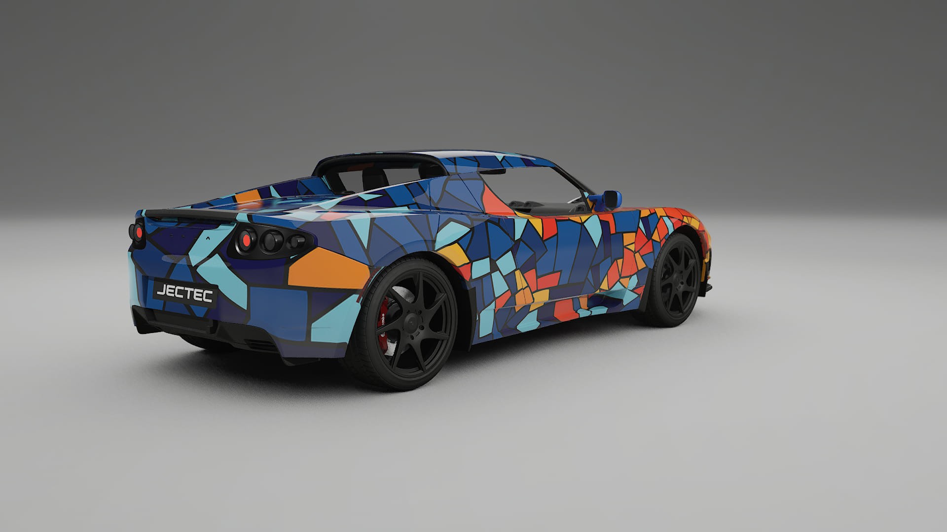 Tesla Roadster 2.5 BARCELONA – Kit Wrap PPF Personalizat din Folie de Poliuretan Imprimabilă