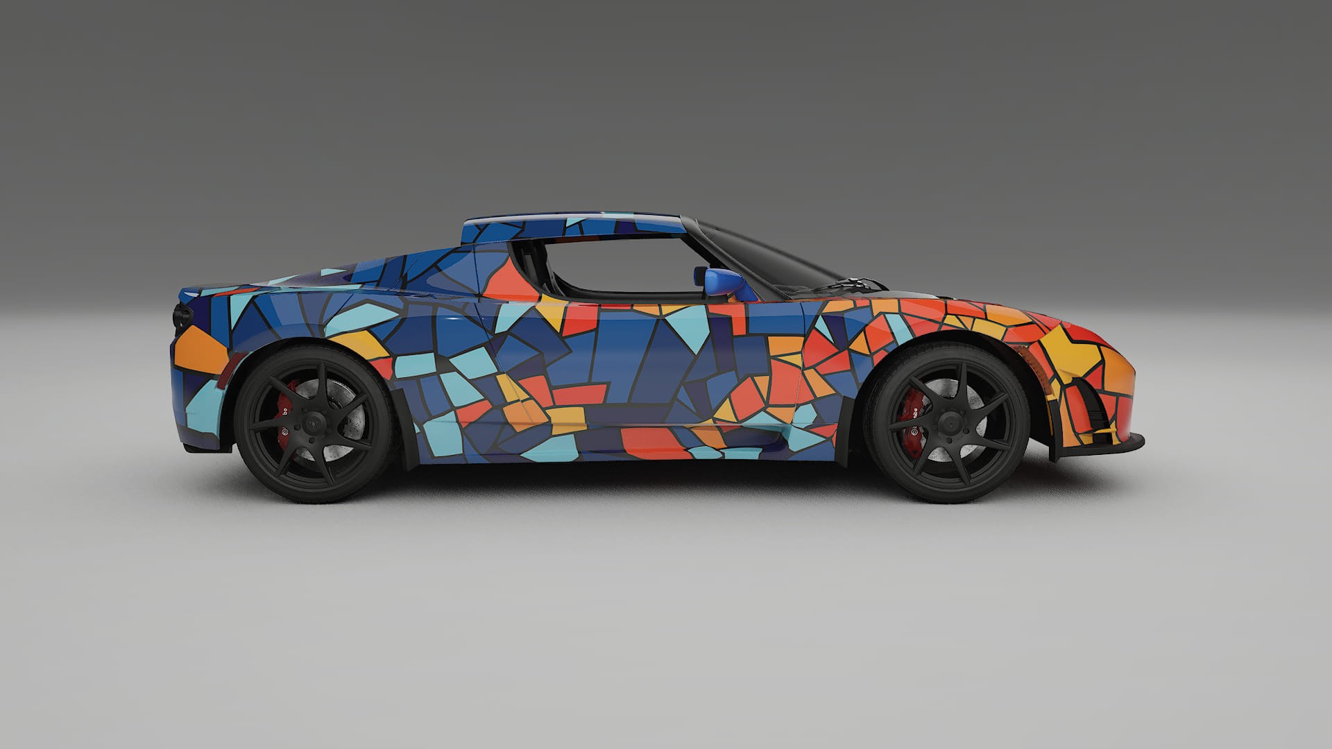 Tesla Roadster 2.5 BARCELONA – Kit Wrap PPF Personalizat din Folie de Poliuretan Imprimabilă