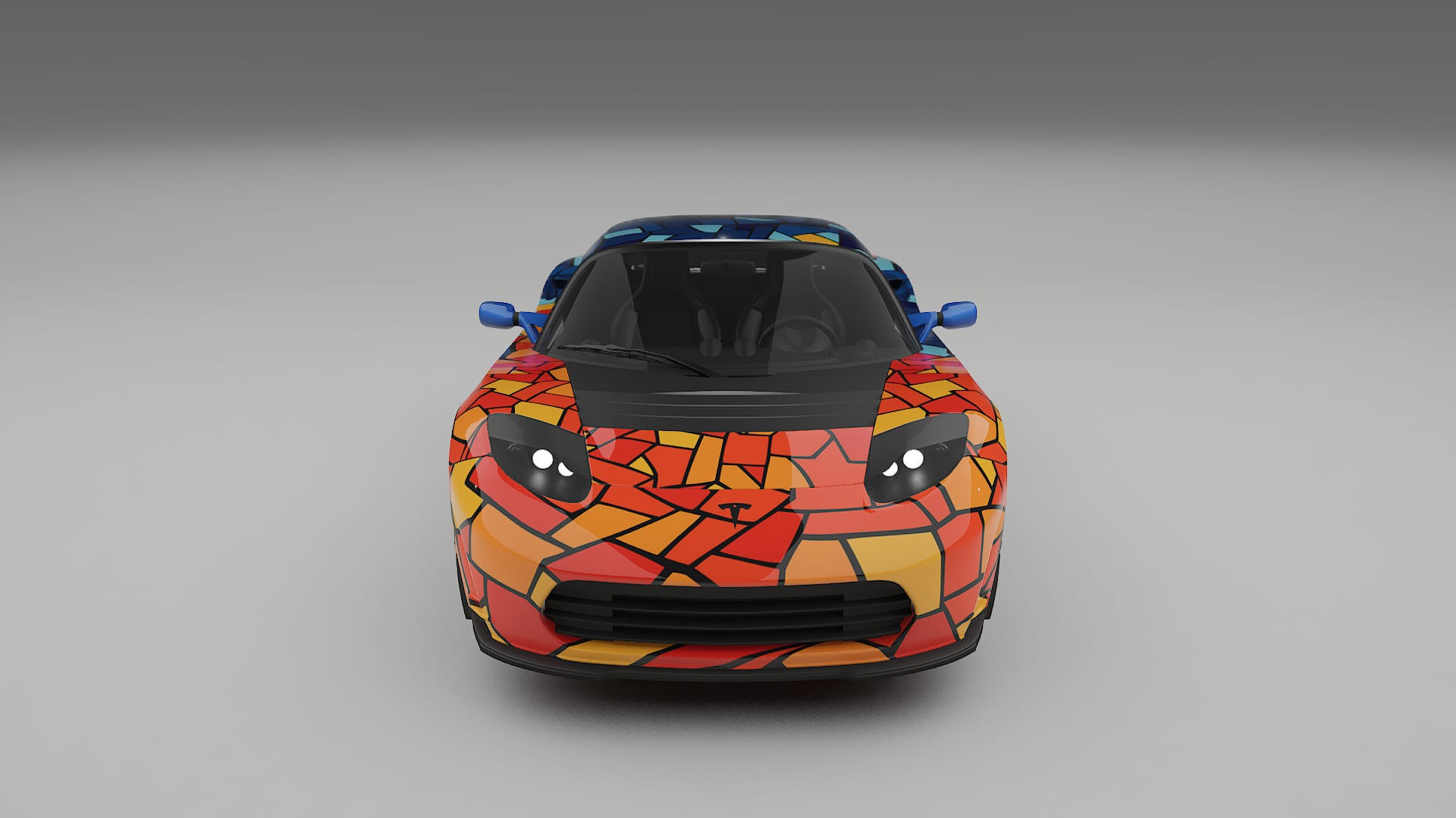 Tesla Roadster 2.5 BARCELONA – Kit Wrap PPF Personalizat din Folie de Poliuretan Imprimabilă
