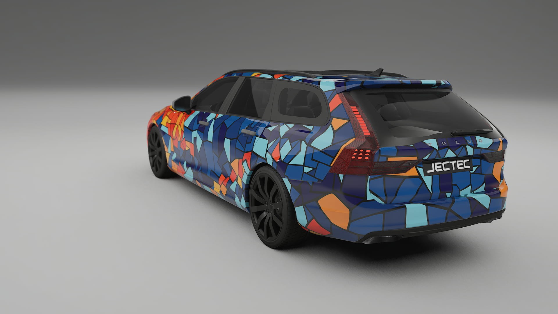 Volvo V90 P5 BARCELONA – Kit Wrap PPF Personalizat din Folie de Poliuretan Imprimabilă