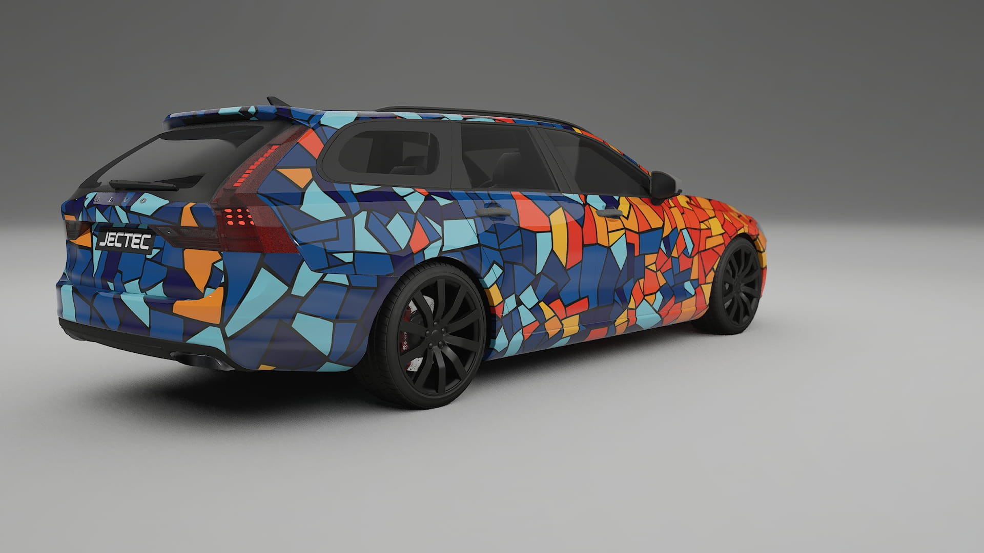 Volvo V90 P5 BARCELONA – Kit Wrap PPF Personalizat din Folie de Poliuretan Imprimabilă