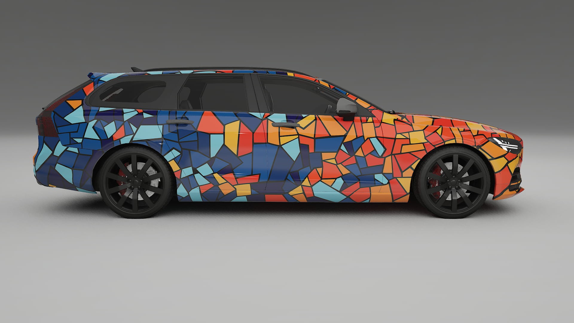 Volvo V90 P5 BARCELONA – Kit Wrap PPF Personalizat din Folie de Poliuretan Imprimabilă