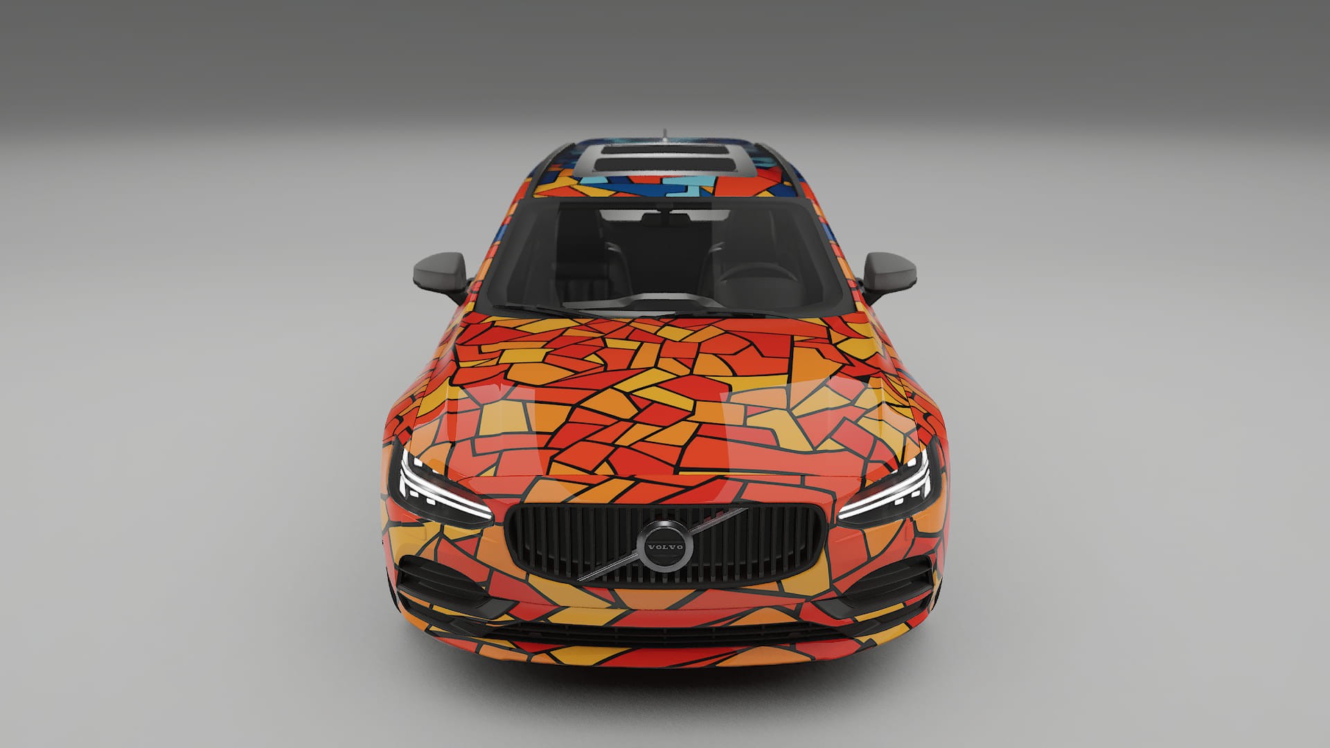 Volvo V90 P5 BARCELONA – Kit Wrap PPF Personalizat din Folie de Poliuretan Imprimabilă