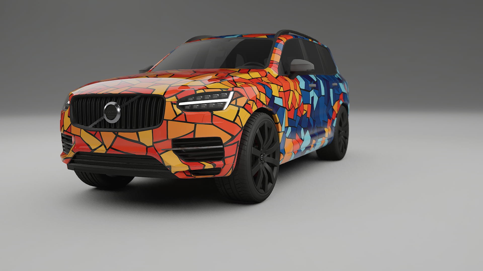 Volvo XC90 SPA BARCELONA – Kit Wrap PPF Personalizat din Folie de Poliuretan Imprimabilă