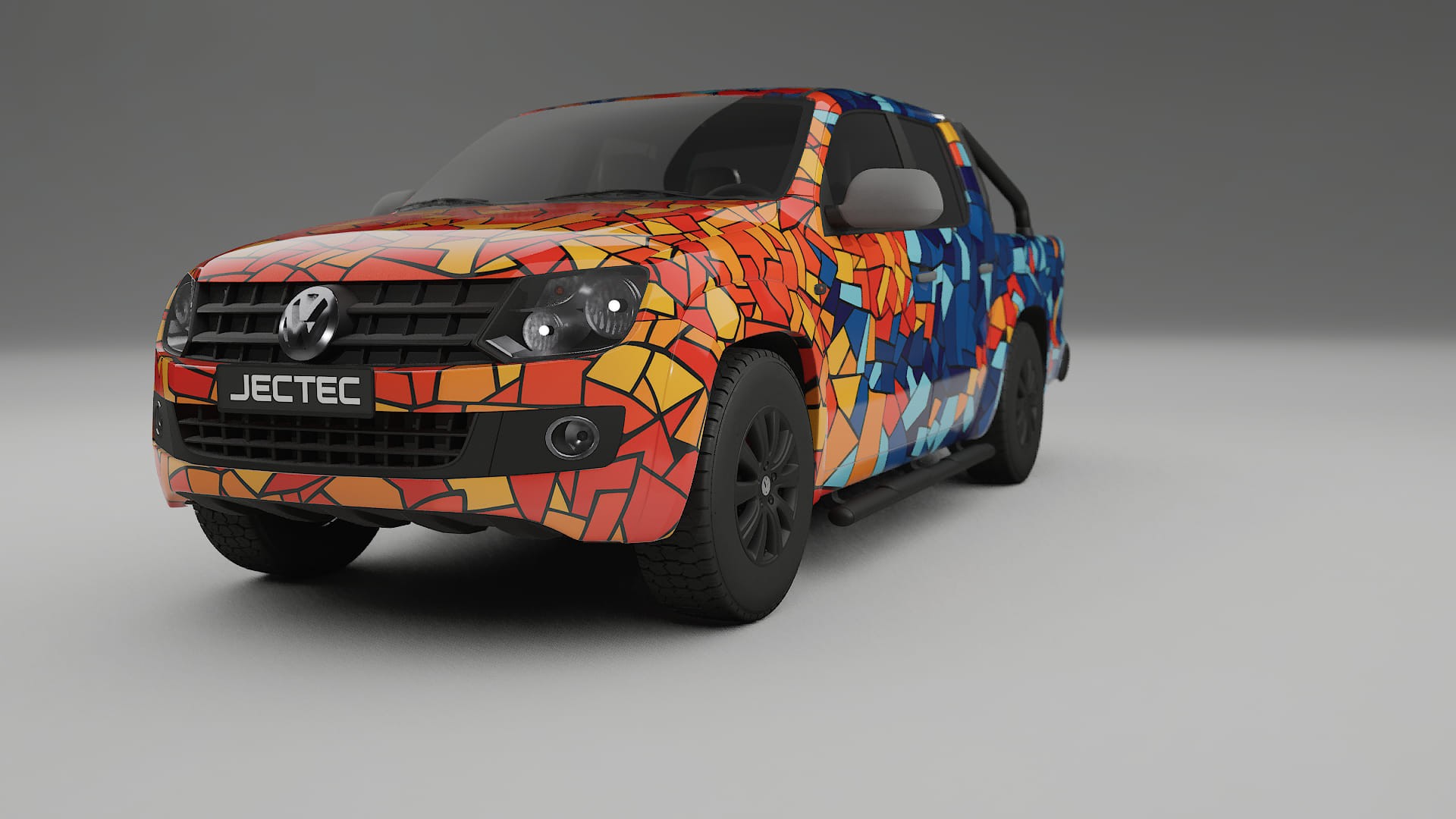 VW Amarok 2H BARCELONA – Kit Wrap PPF Personalizat din Folie de Poliuretan Imprimabilă